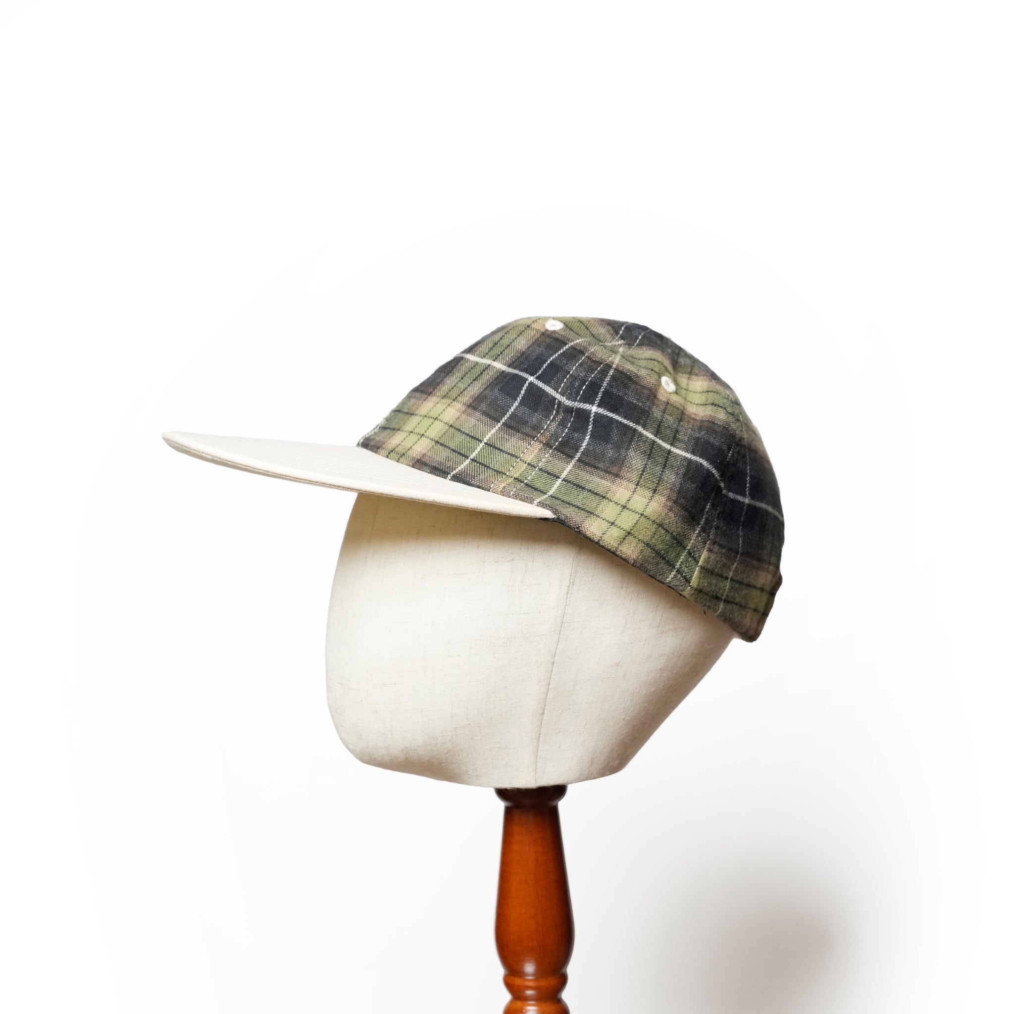 6 panel long brim cap – Green(C) | stf-001-green(c) | SHARE THE FANTASY
