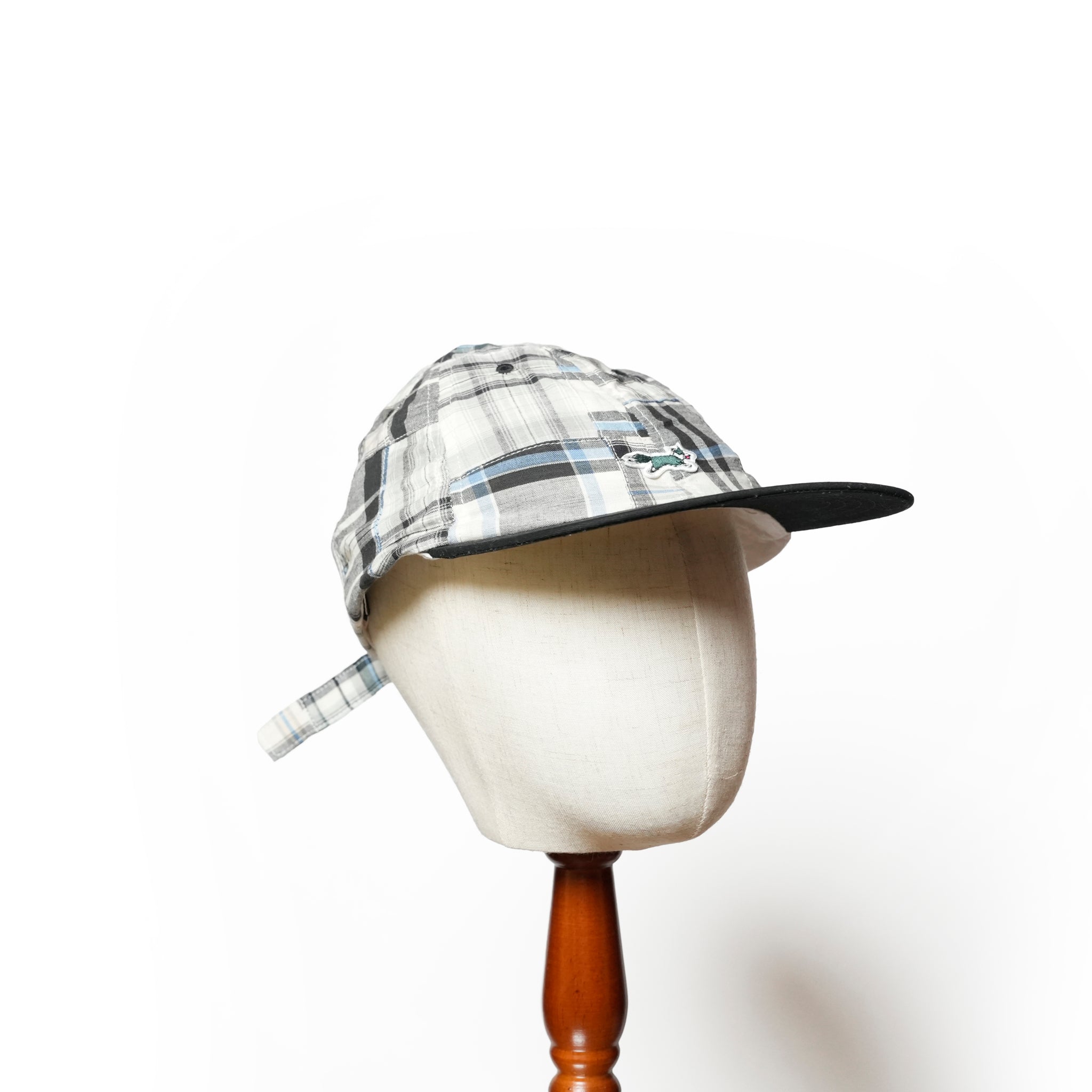 pn25s009_White | 90s patch work BB cap | Color:White【PENNYS_ぺニーズ】