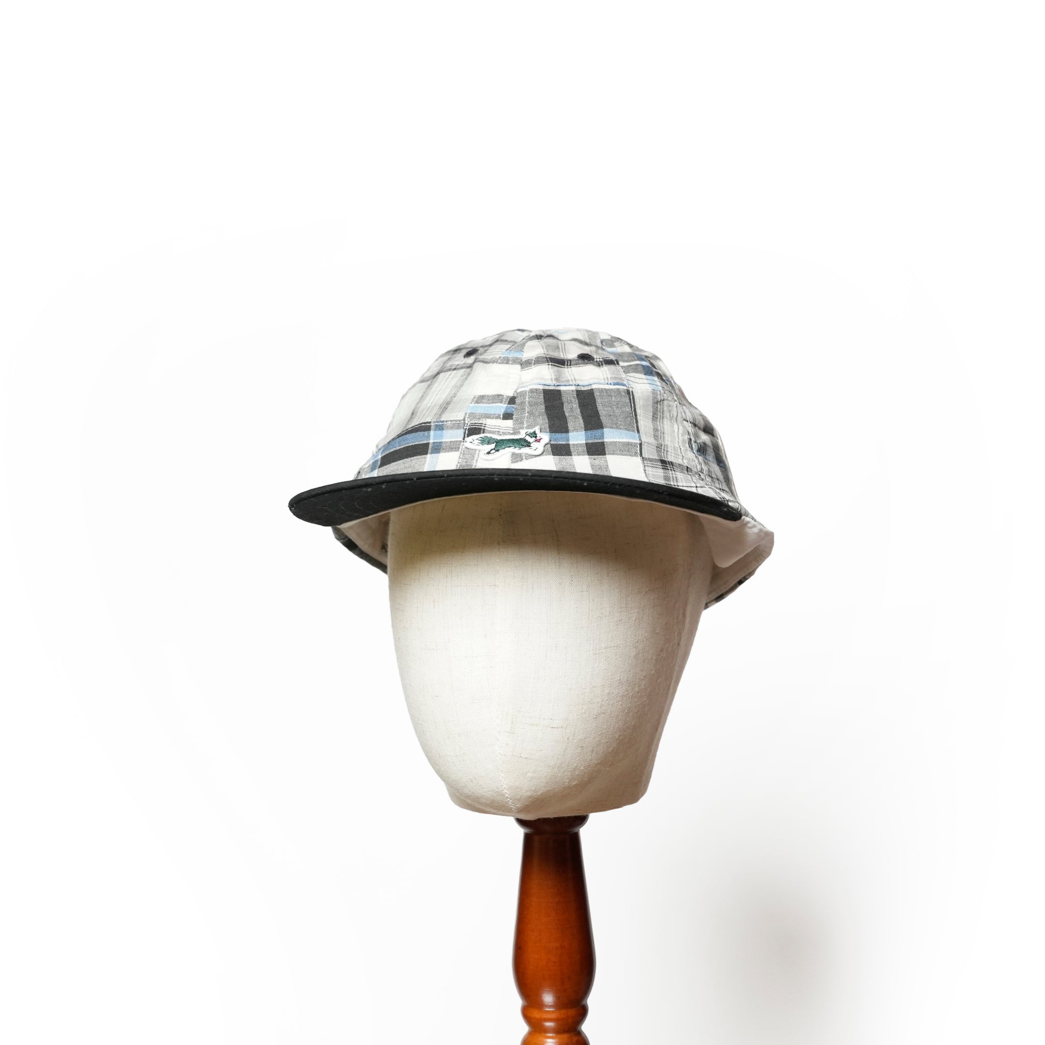 pn25s009_White | 90s patch work BB cap | Color:White【PENNYS_ぺニーズ】