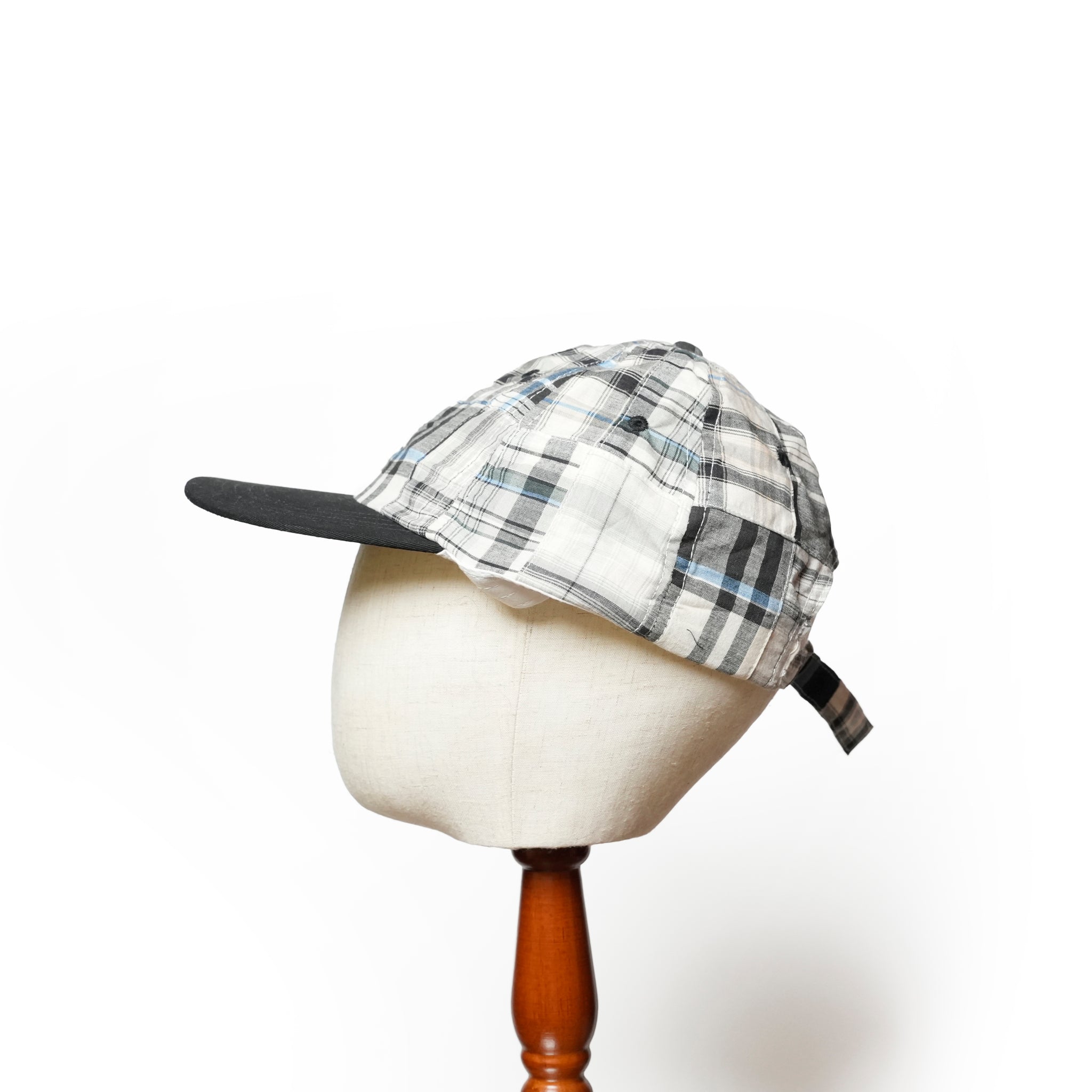 pn25s009_White | 90s patch work BB cap | Color:White【PENNYS_ぺニーズ】