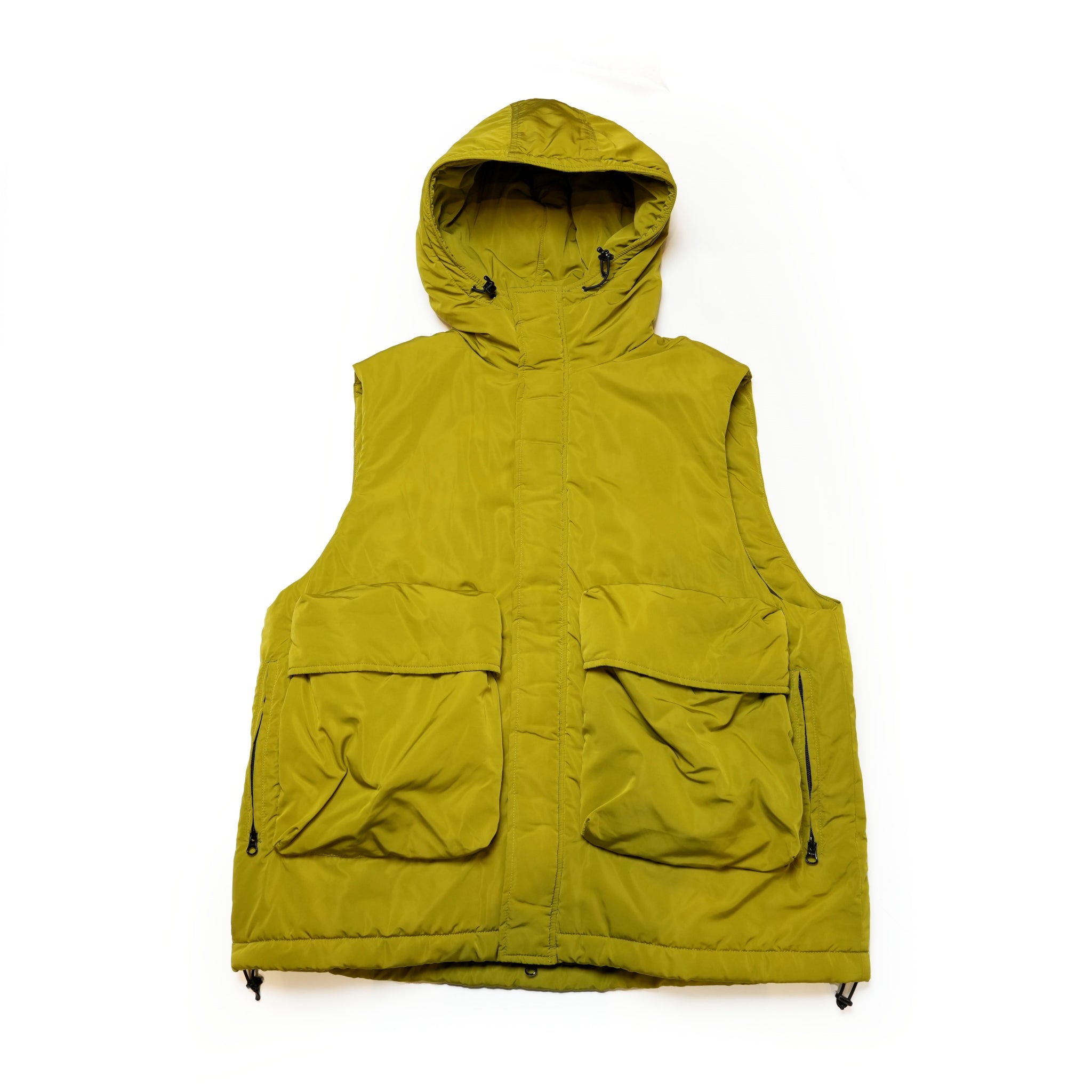 HYATT PUFF VEST – Lime | KELEN MEN