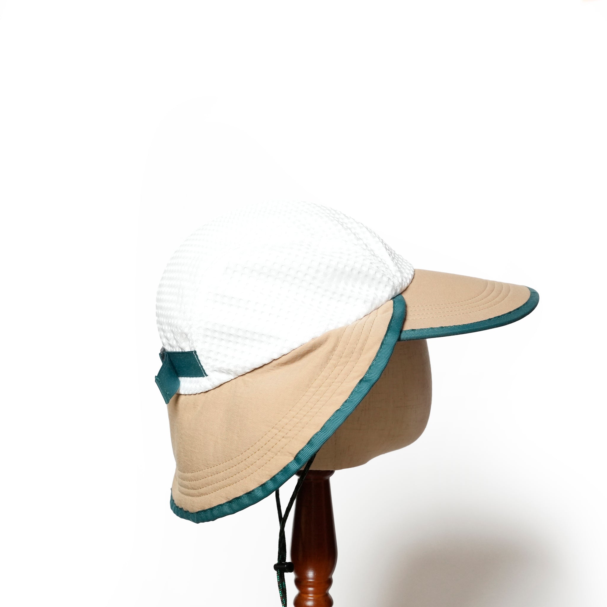 PH25SS-001_Beige | P.H. M. MESH TWOWAY HAT | Color:Beige【POWDERHORN MOUNTAINEERING_パウダーホーンマウンテニアリング】