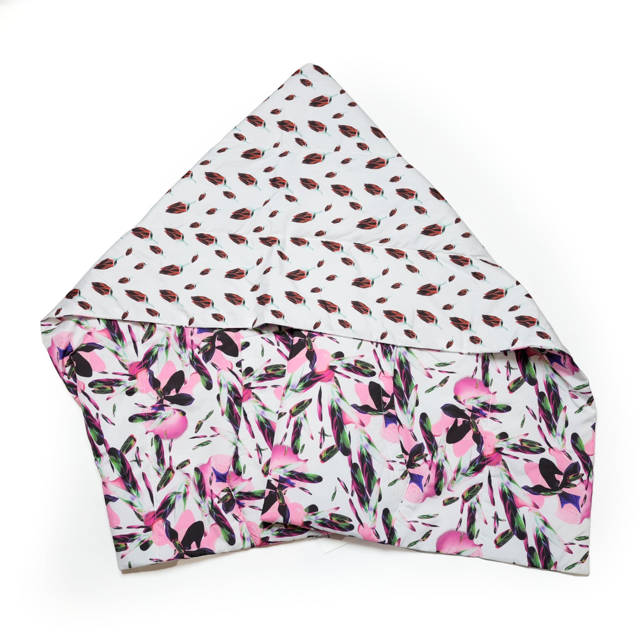 BSD24AW-02_WHITE | Flower Down Stole | Color:White【BEDSIDEDRAMA_ベッドサイドドラマ】