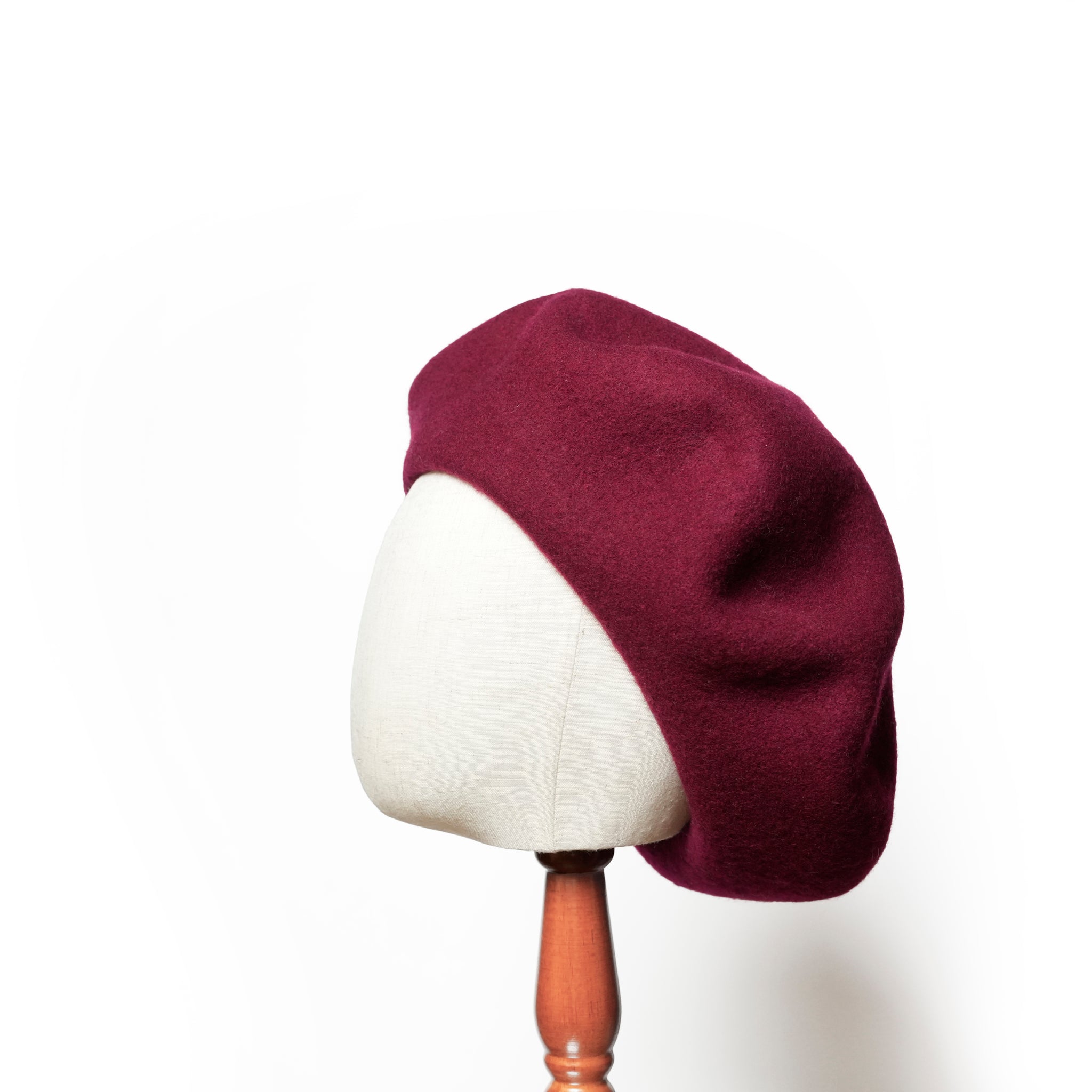 Big Basque Beret | Color:Black/GRAY/GREEN/NAVY/BURGUNDY【ORIGINAL JOHN_オリジナルジョン】