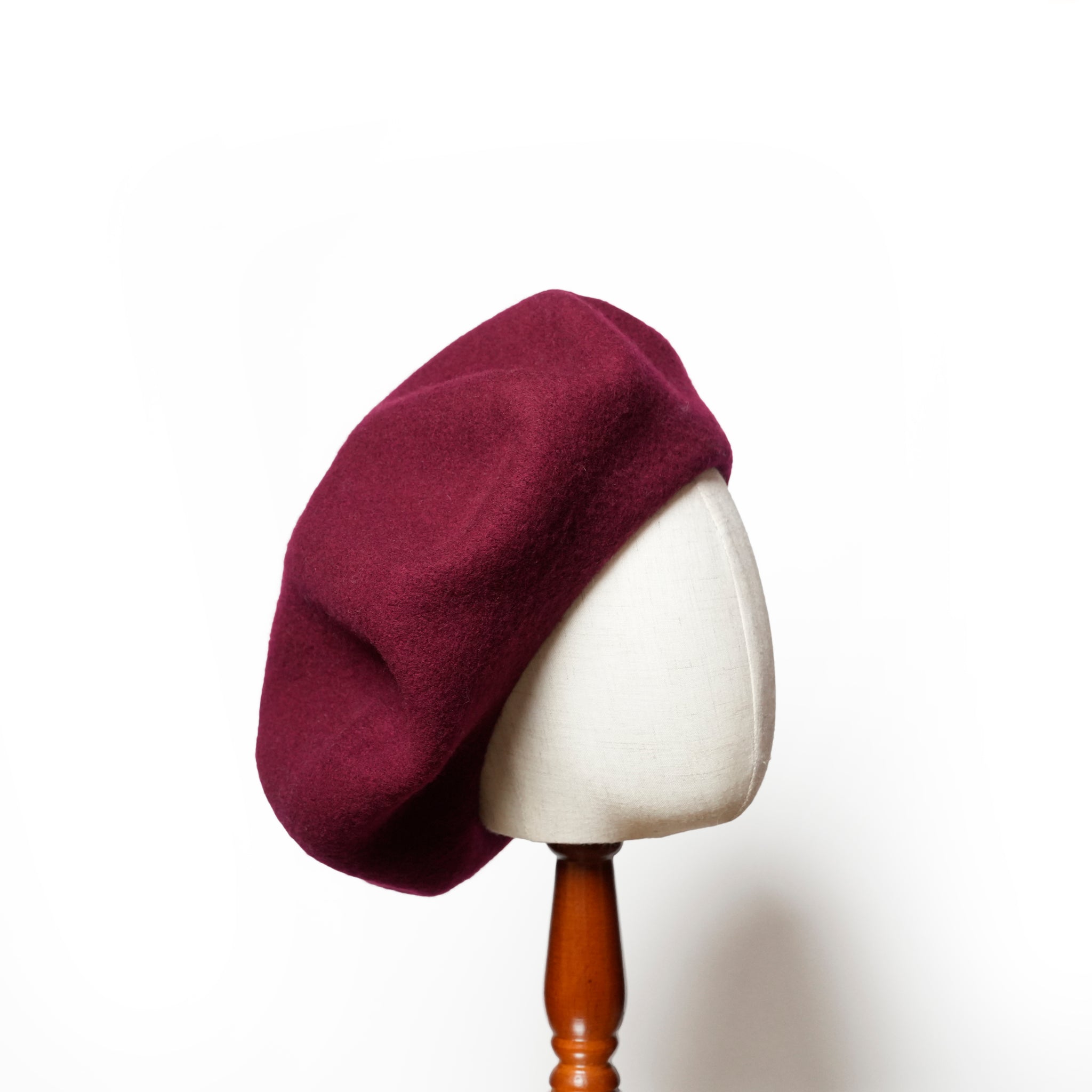 Big Basque Beret | Color:Black/GRAY/GREEN/NAVY/BURGUNDY【ORIGINAL JOHN_オリジナルジョン】