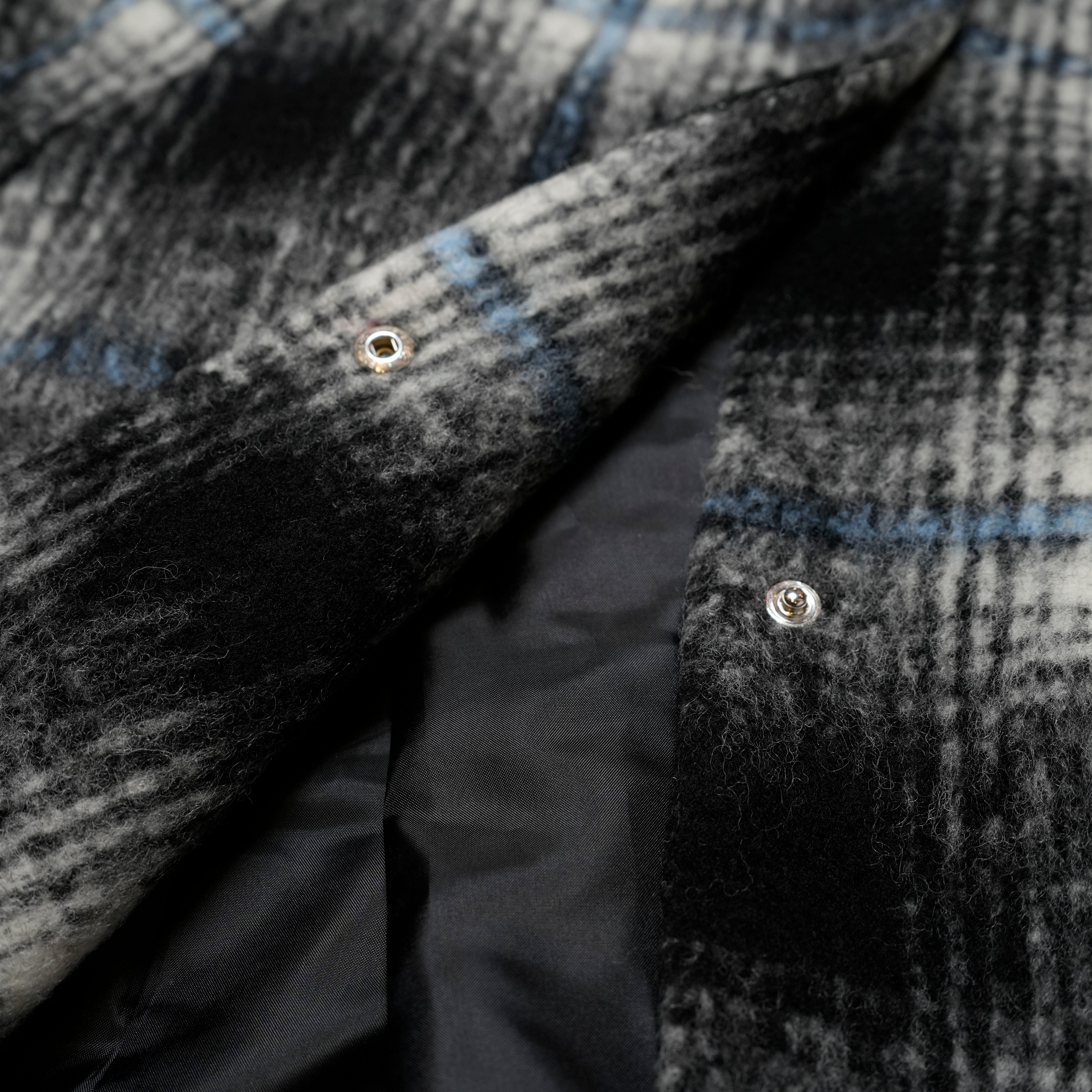 SF24AW-06_BLACK | Wool Shaggy Coach Coat | Color:Black【STOF_ストフ】【archive】