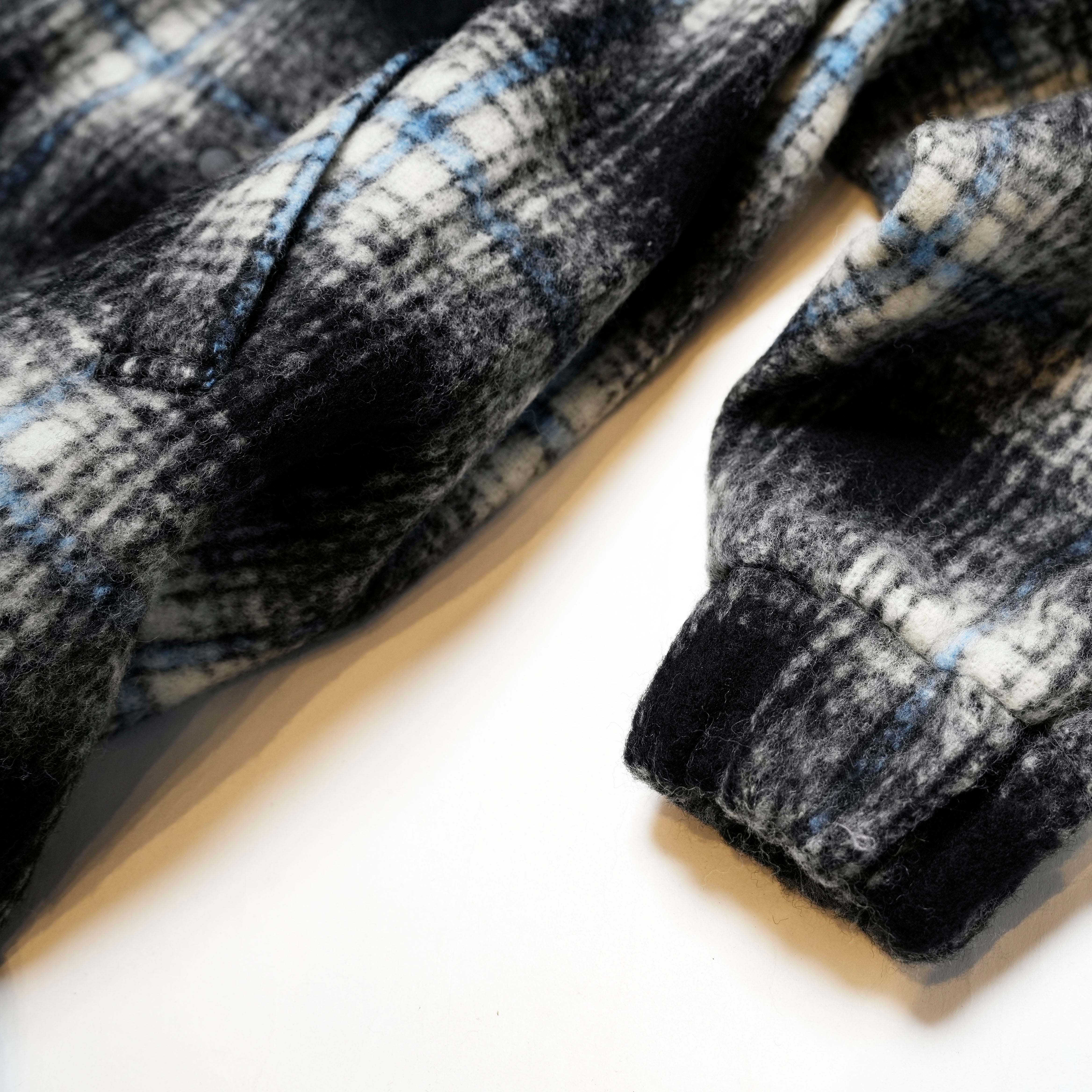SF24AW-06_BLACK | Wool Shaggy Coach Coat | Color:Black【STOF_ストフ】【archive】
