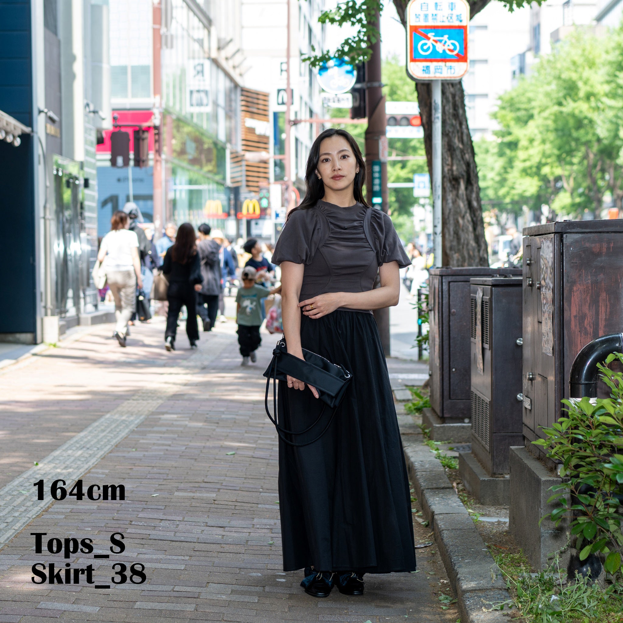 SNS24-T09 | Seivson 2024SS Cyber Girl Futuristic Drawstring Sports Top - Dark Gray【SEIVSON_セイブソン】【archive】