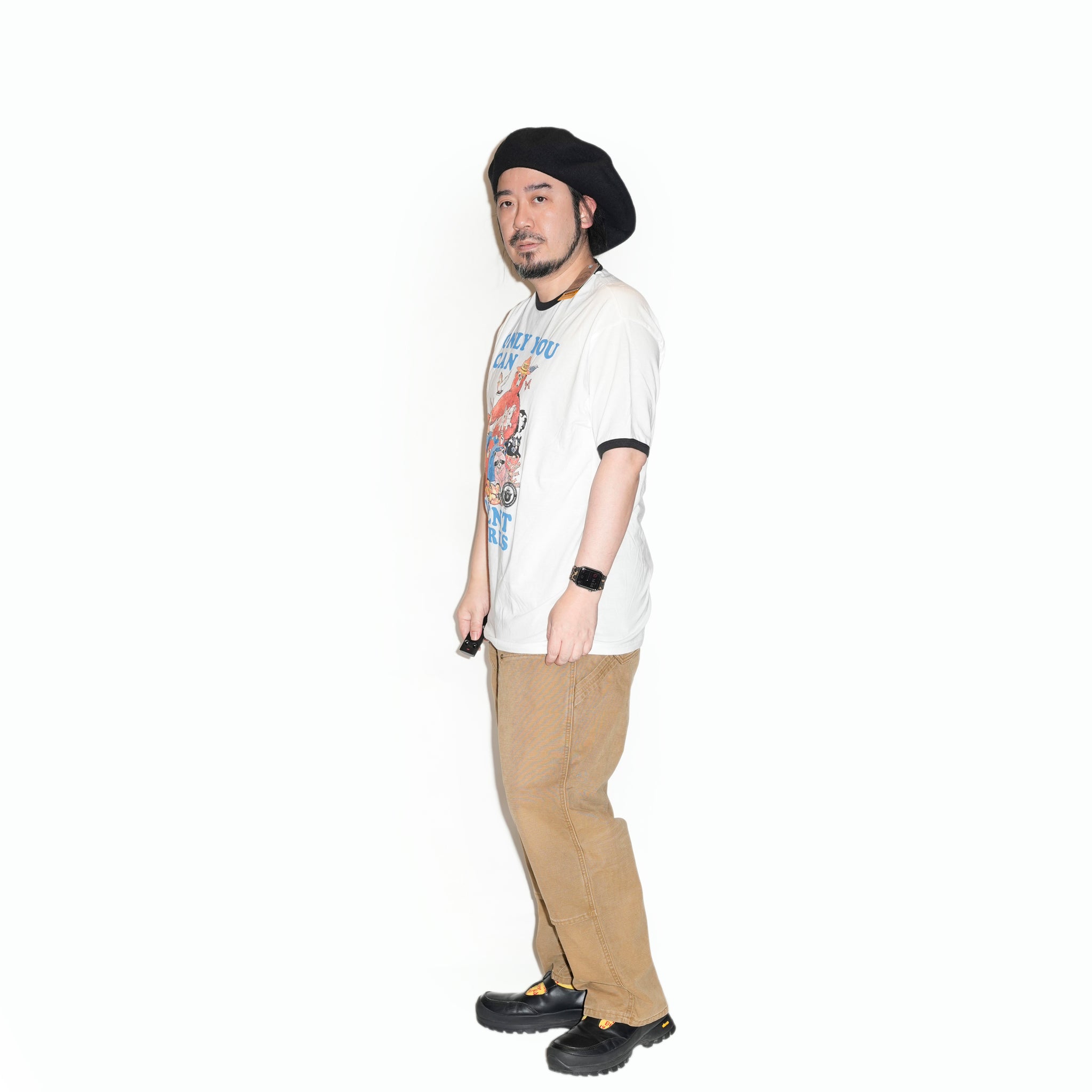 TEE LUV Smokey Bear Only You Can Prevent Wildfires Ringer T-Shirt_White | | Color:White