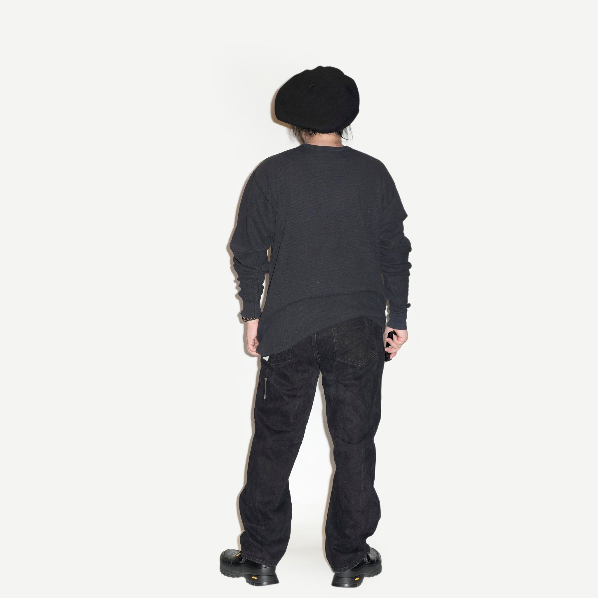 tl25s018_Odd Eye | Rock Face ls thermal | Color:Odd Eye【THRIFTY LOOK_スリフティールック】