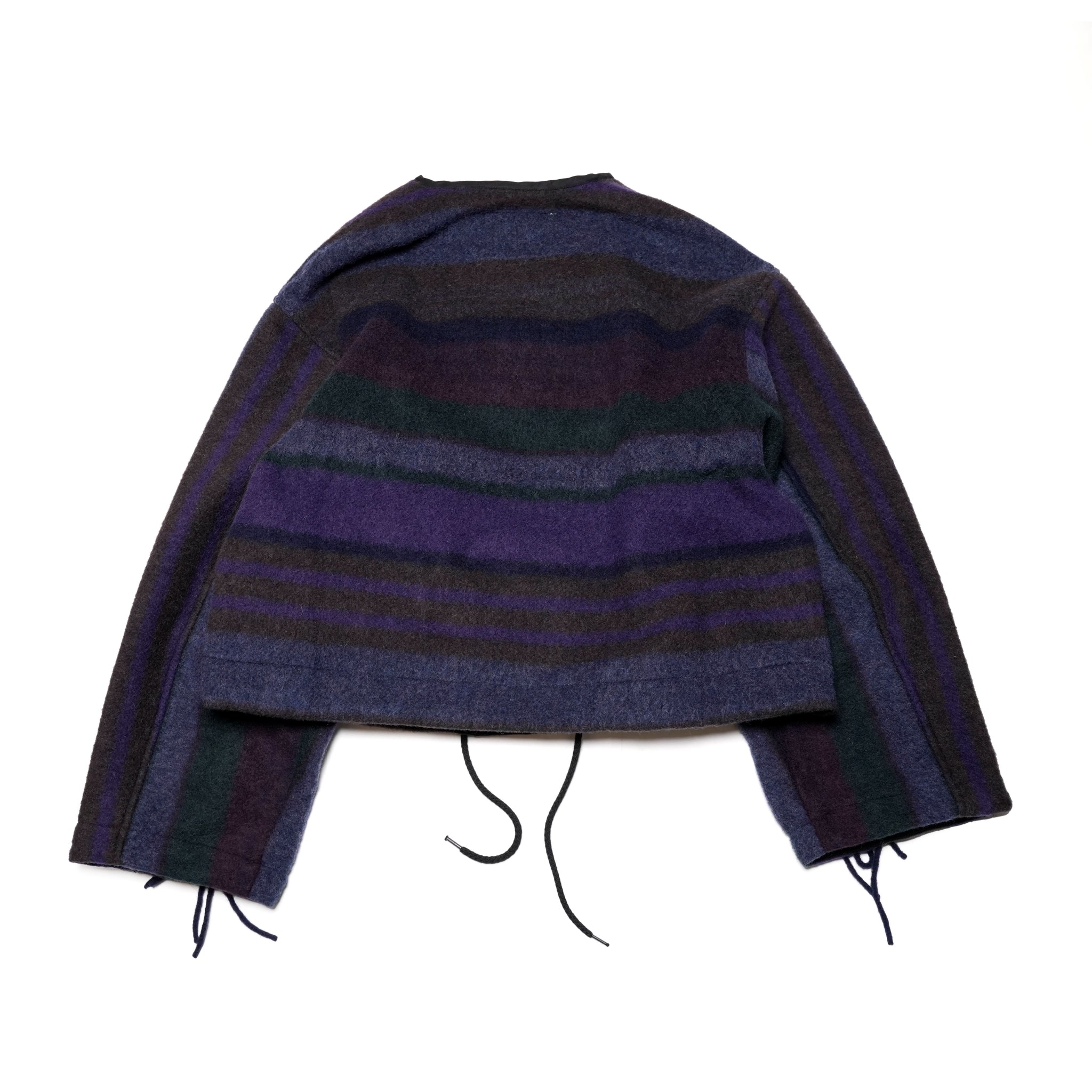 J-W-B-001-BKW-751-W24_DARK BROWN/MULTI | NUCLEAR JACKET BLANKET WOOL | Color:Dark Brown/Multi【EAT DUST】