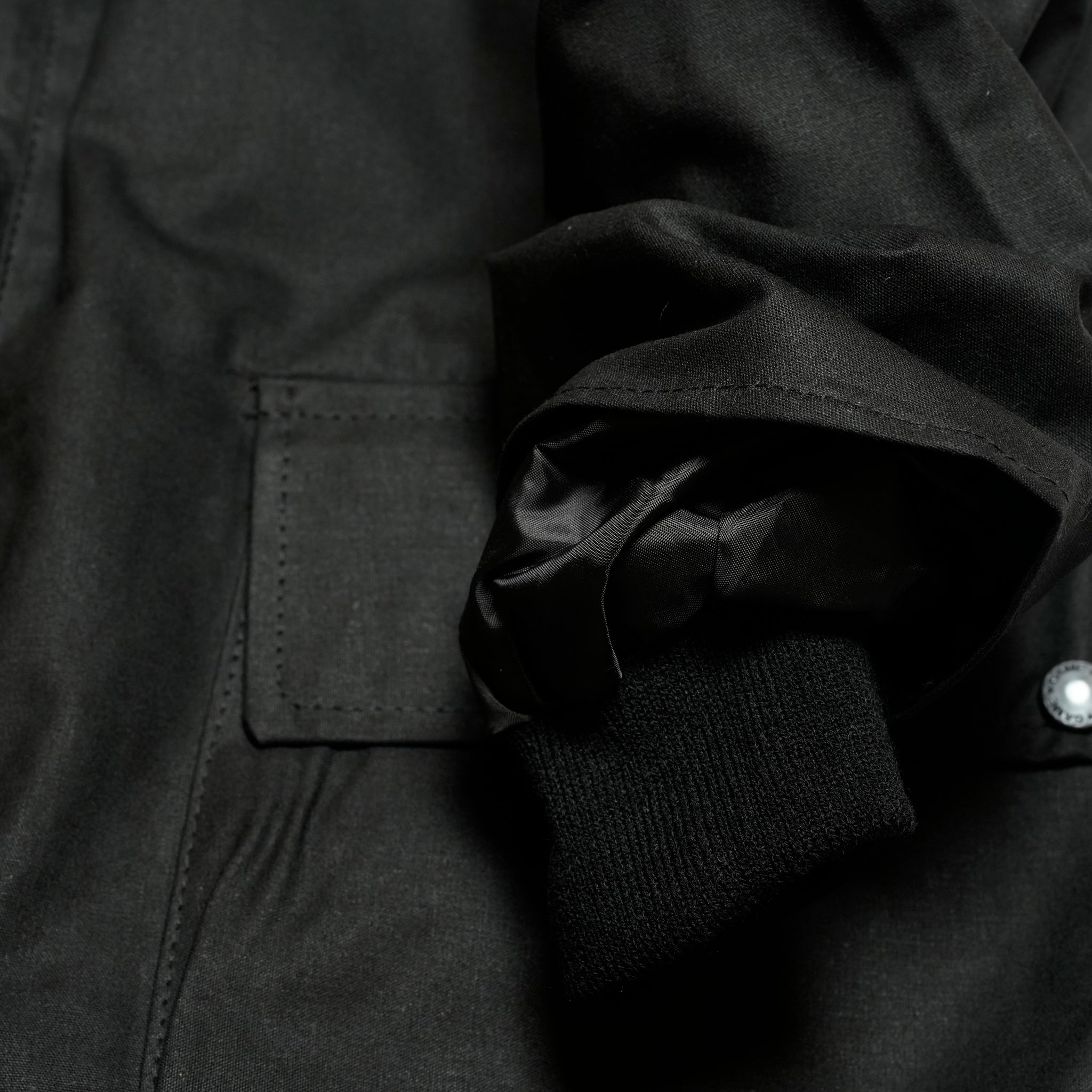 Game Classic Unpadded Lightweight Wax Jacket | Color:Black/Olive【 Game Technical Apparel】