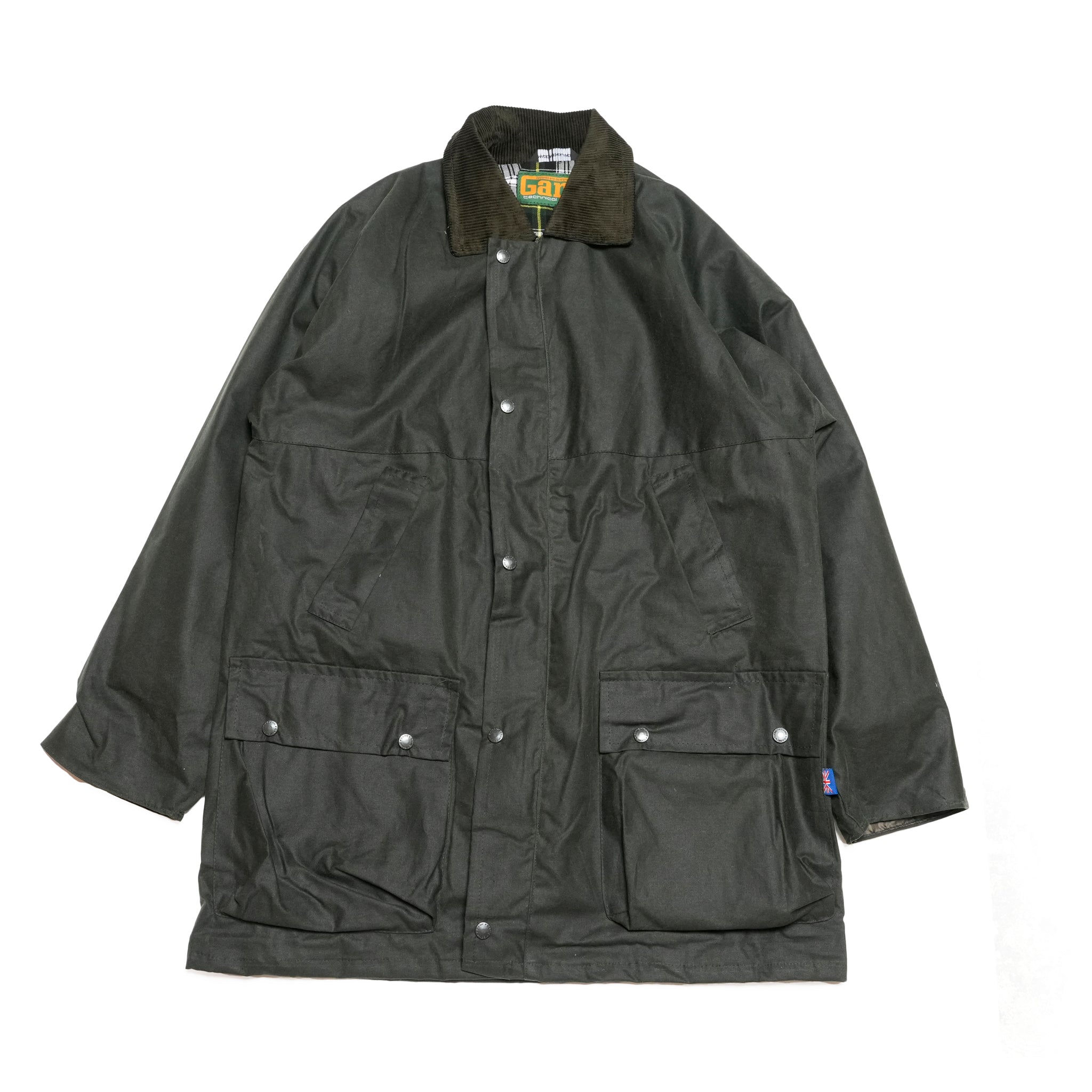 Game Classic Unpadded Lightweight Wax Jacket | Color:Black/Olive【 Game Technical Apparel】