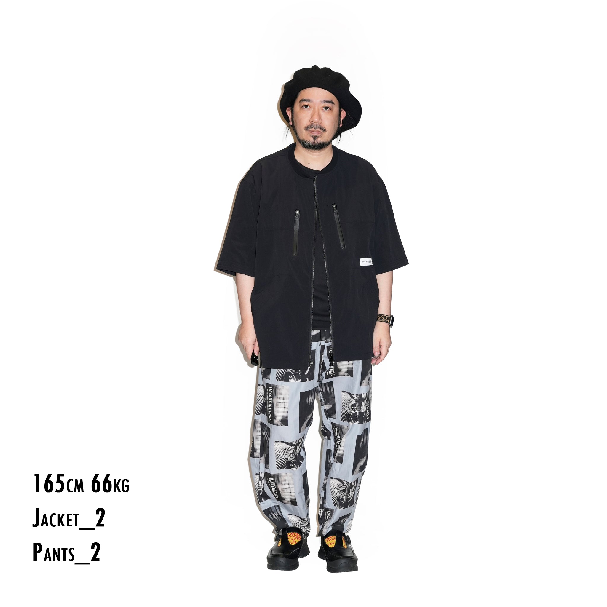 VG-SH-265_Black | M/A Short zip jkt | Color:Black【VIRGOwearworks_ヴァルゴウェアワークス】