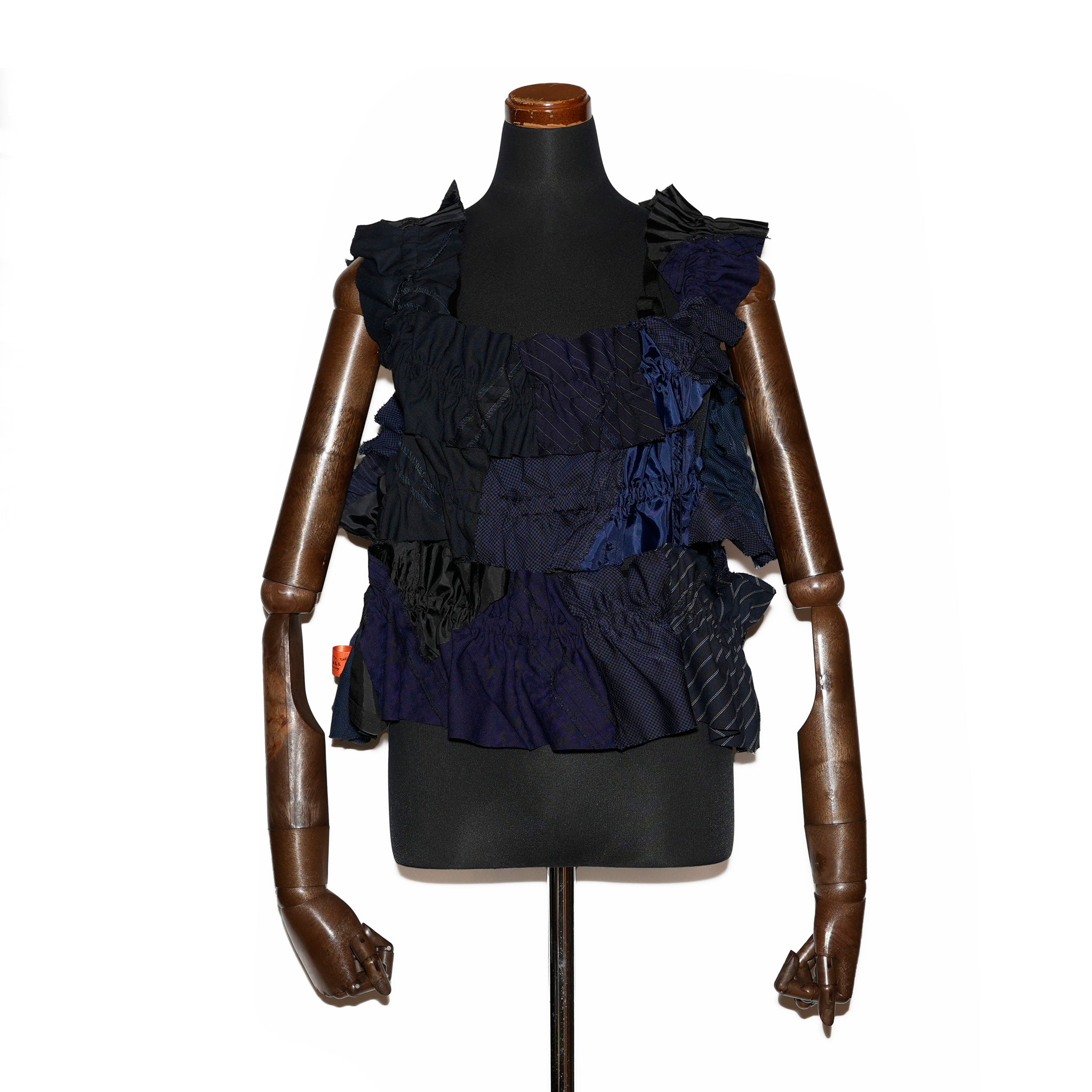 AT-234 | スーツパッチフリルキャミassort NVY | Color:Navy | Size-Free【REHERSALL_リハーズオール】【archive】