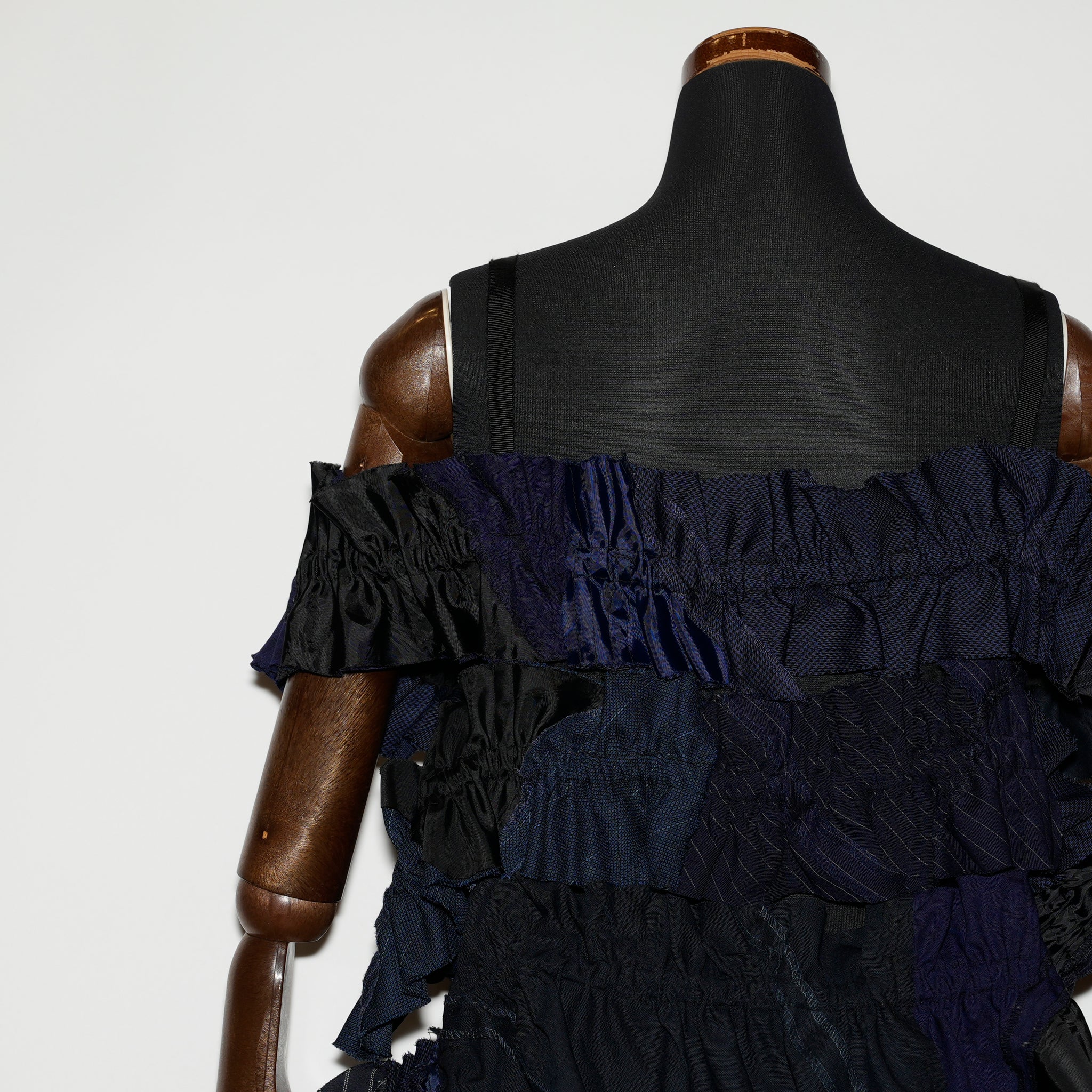 AT-234 | スーツパッチフリルキャミassort NVY | Color:Navy | Size-Free【REHERSALL_リハーズオール】【archive】