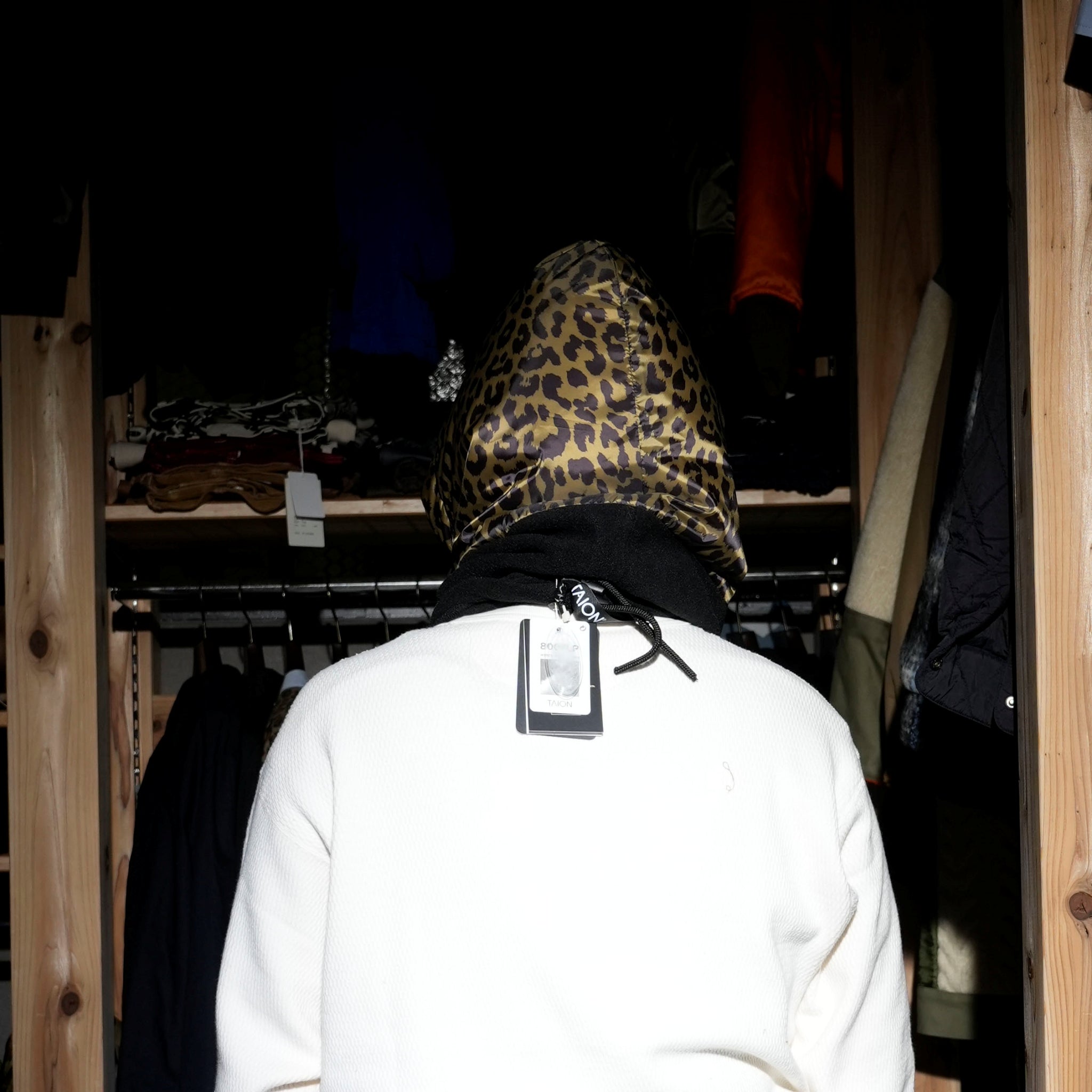 md24f019tn_leopard | TAION&MADDEN 5way balaclava | Color:Leopard【MADE IN STANDARD_メイドインスタンダード】