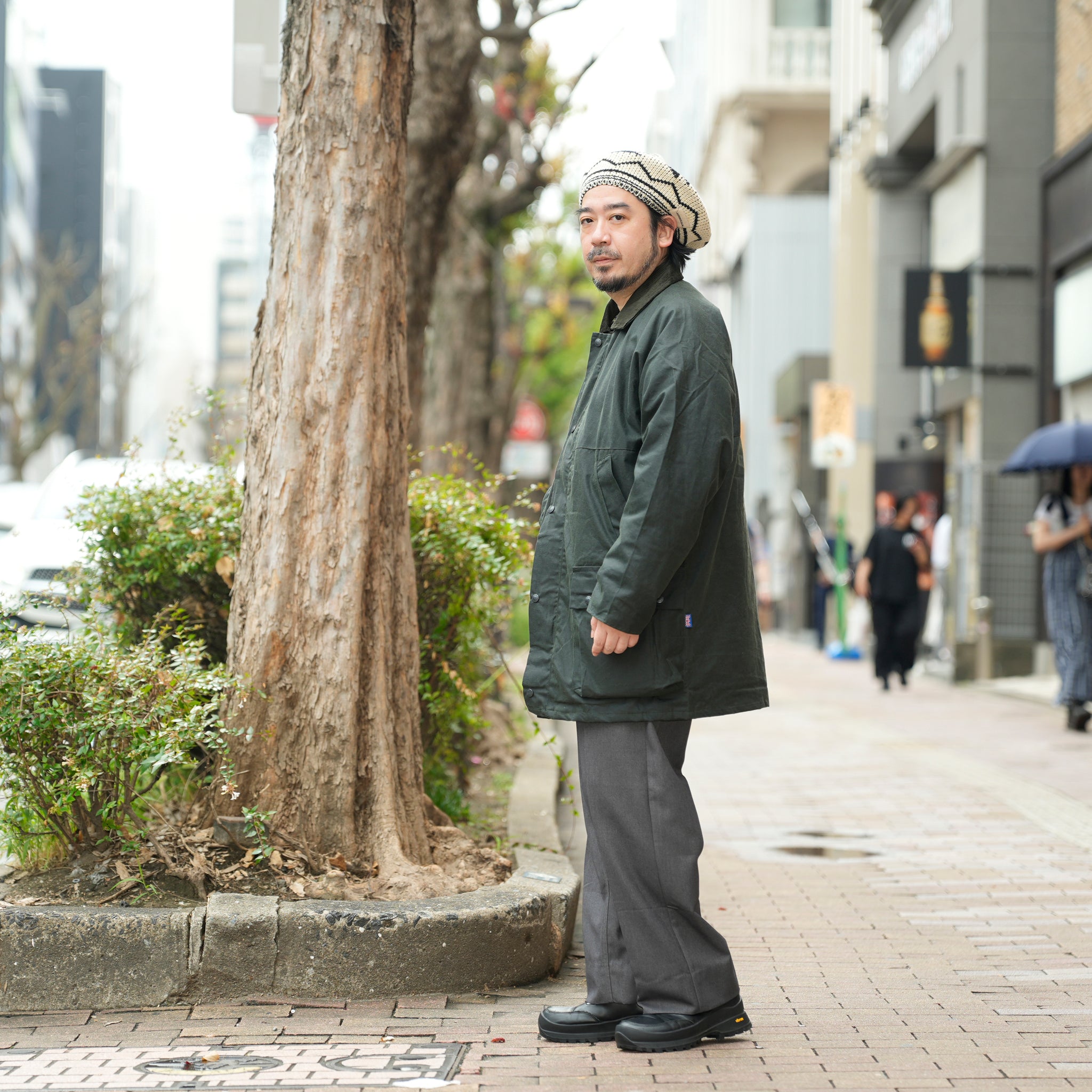 Game Classic Unpadded Lightweight Wax Jacket | Color:Black/Olive【 Game Technical Apparel】