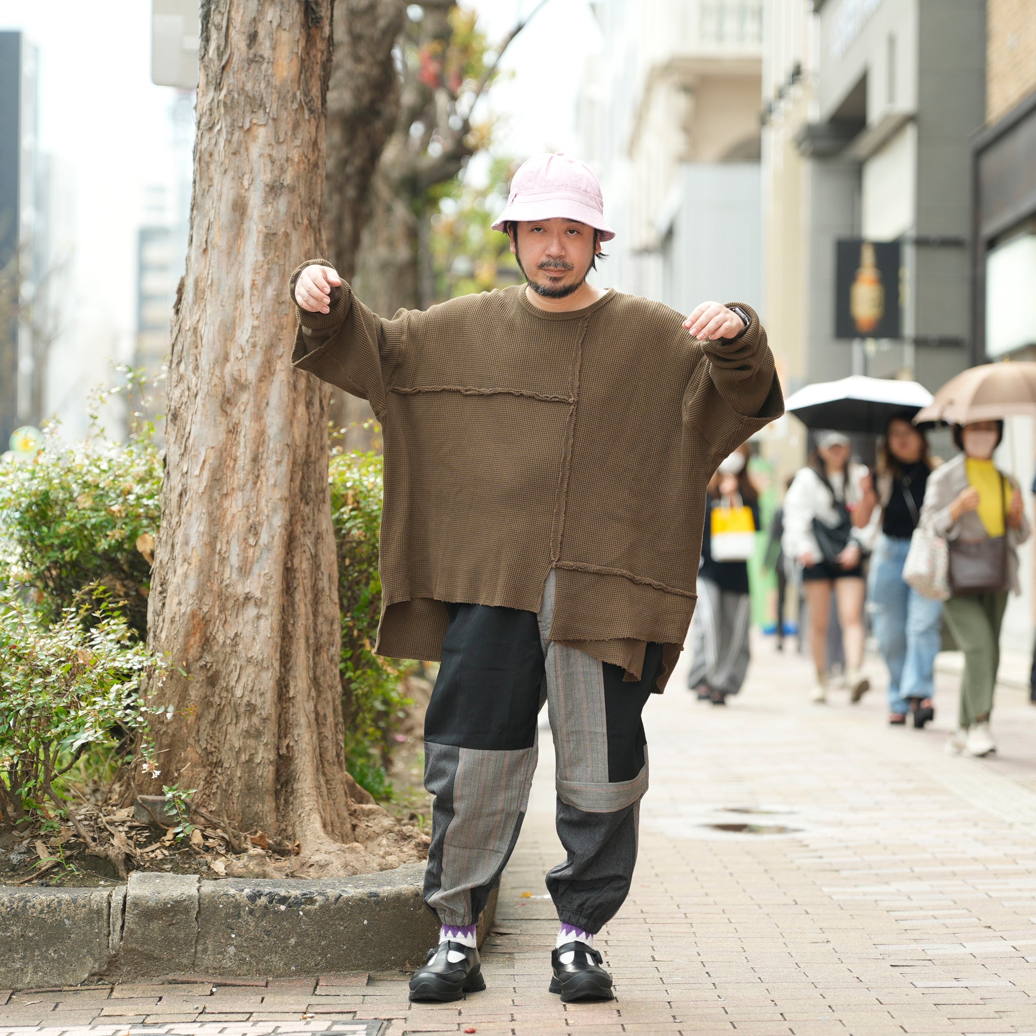 Unbalanced Cutting Thermal-Earth Brown | Color:アースブラウン【AMBERGLEAM_アンバーグリーム】1332151111