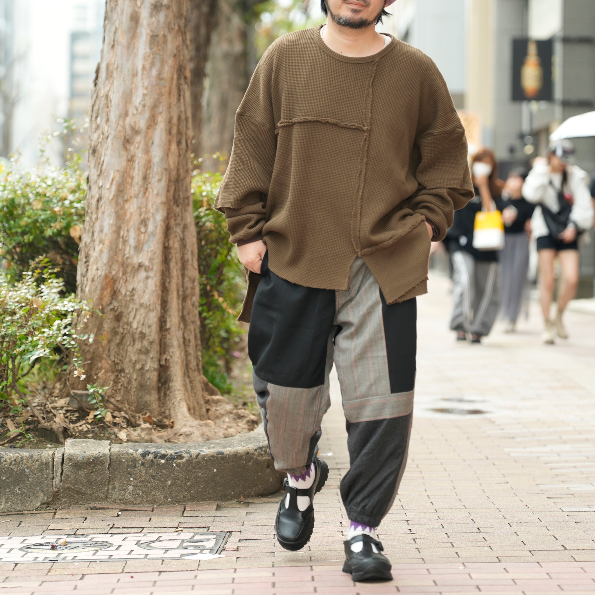 Unbalanced Cutting Thermal-Earth Brown | Color:アースブラウン【AMBERGLEAM_アンバーグリーム】1332151111