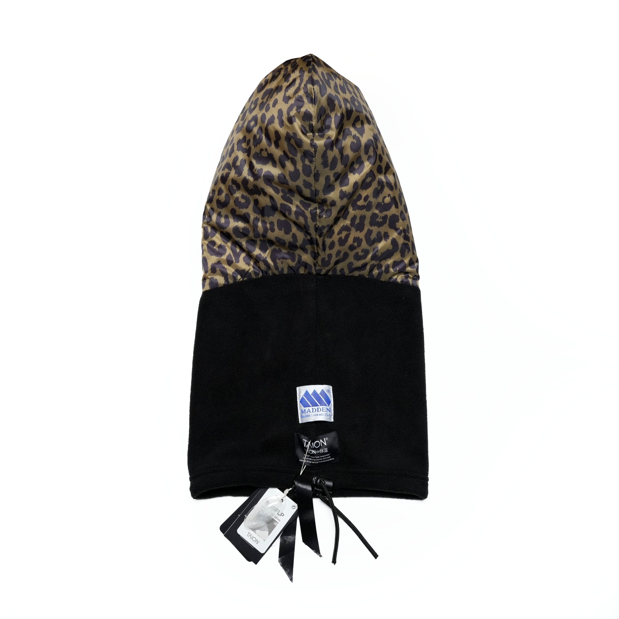 md24f019tn_leopard | TAION&MADDEN 5way balaclava | Color:Leopard【MADE IN STANDARD_メイドインスタンダード】