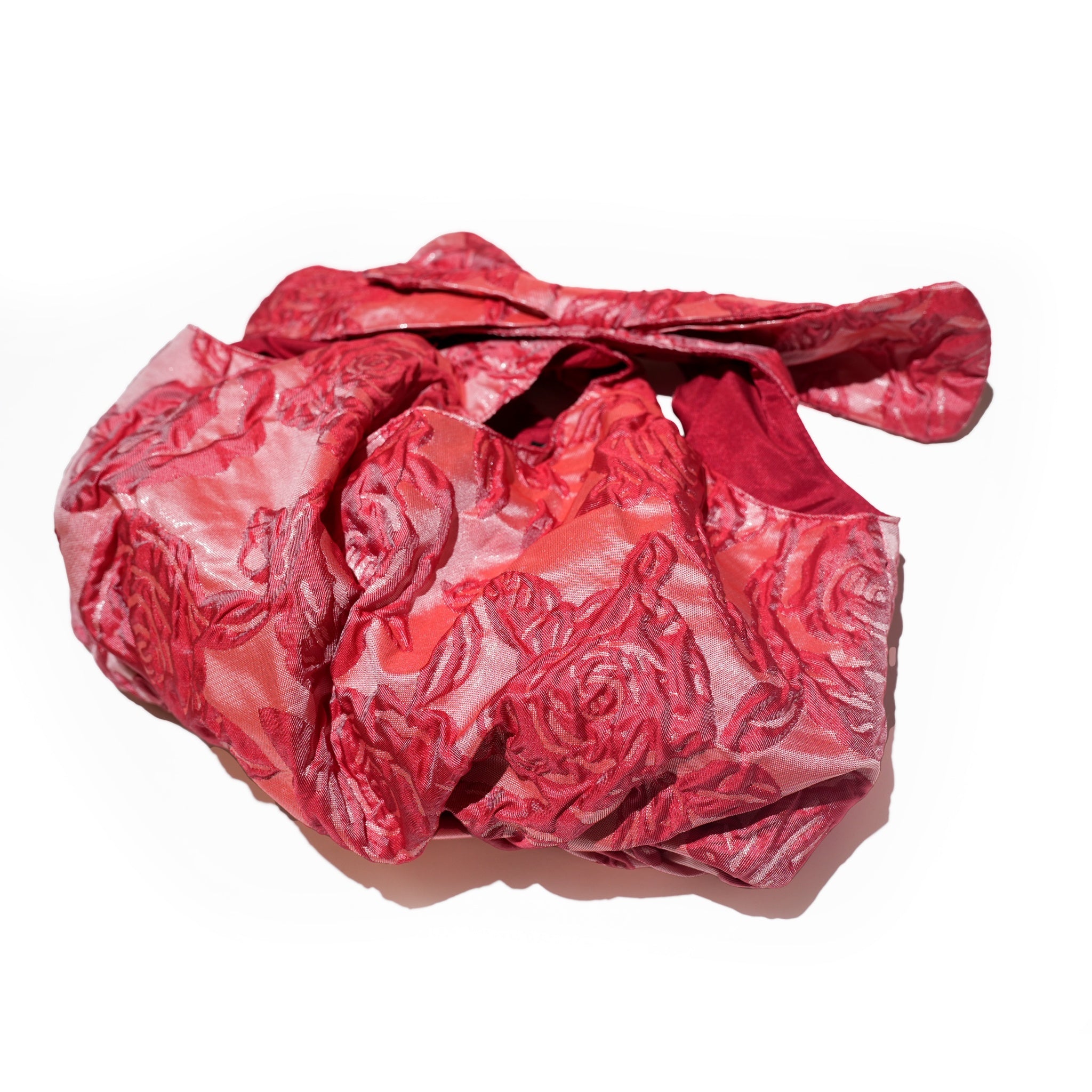 Grace Jacquard Bow Bag – Red | SISTER JANE