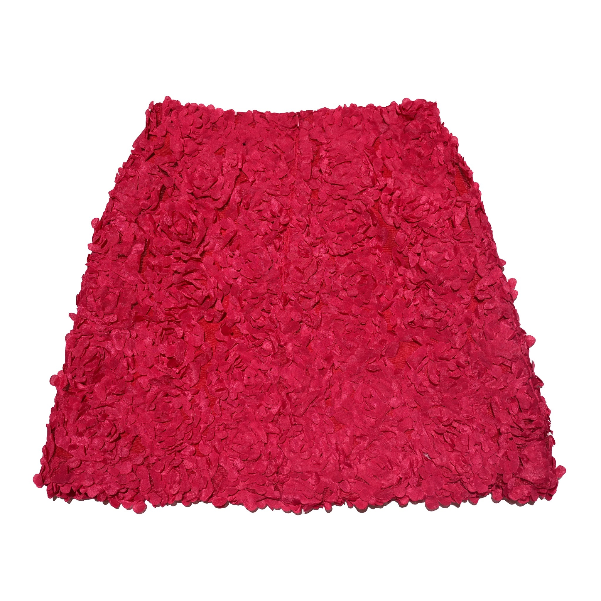 29SJ03SK428RED | Rose Plume Mini Skirt | Color:Red【SISTER JANE_シスタージェーン】【archive】