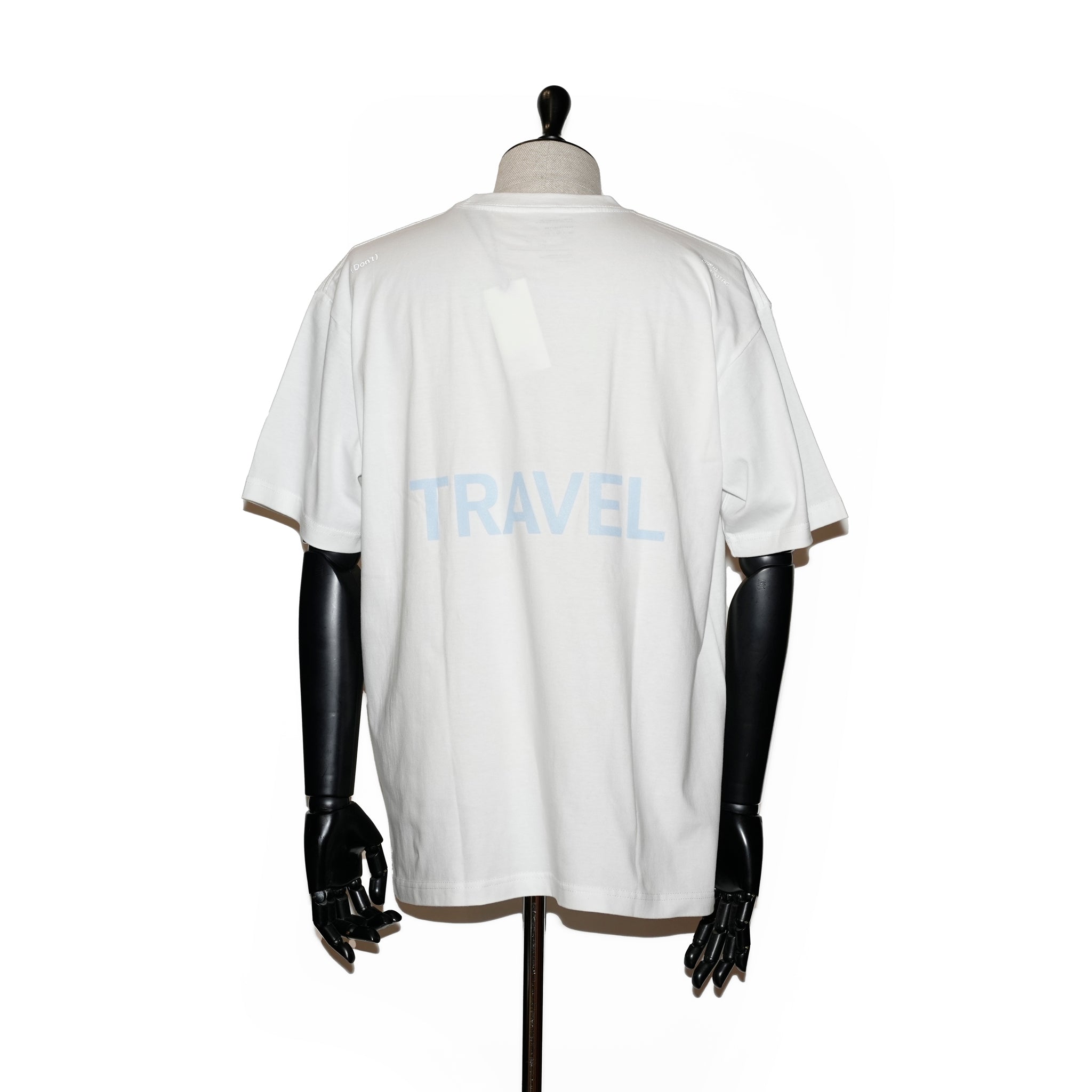 _176_White | Tee S/S_2 | Color:White【UNTRACE_アントレース】