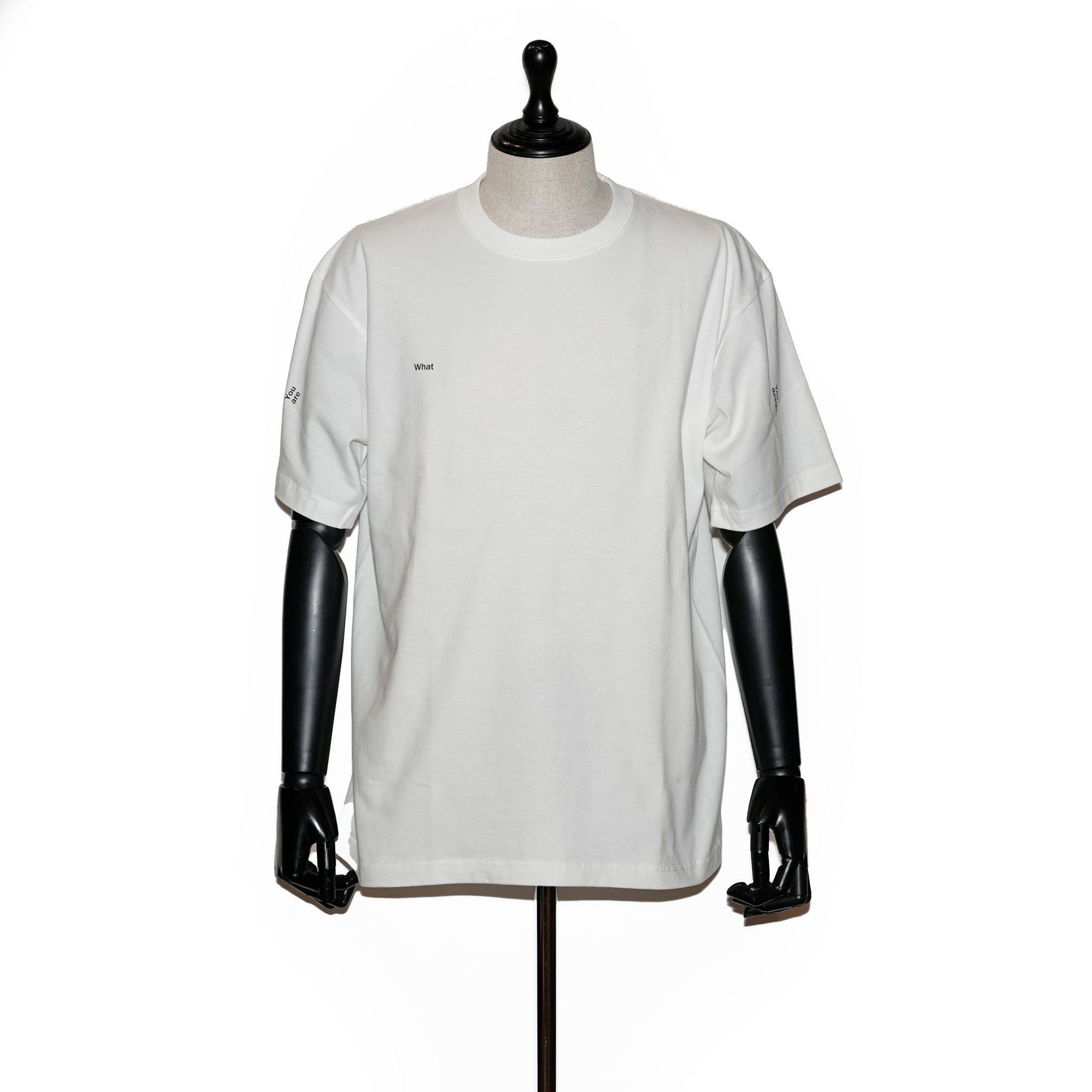 _178_White | Tee S/S_4 | Color:White【UNTRACE_アントレース】