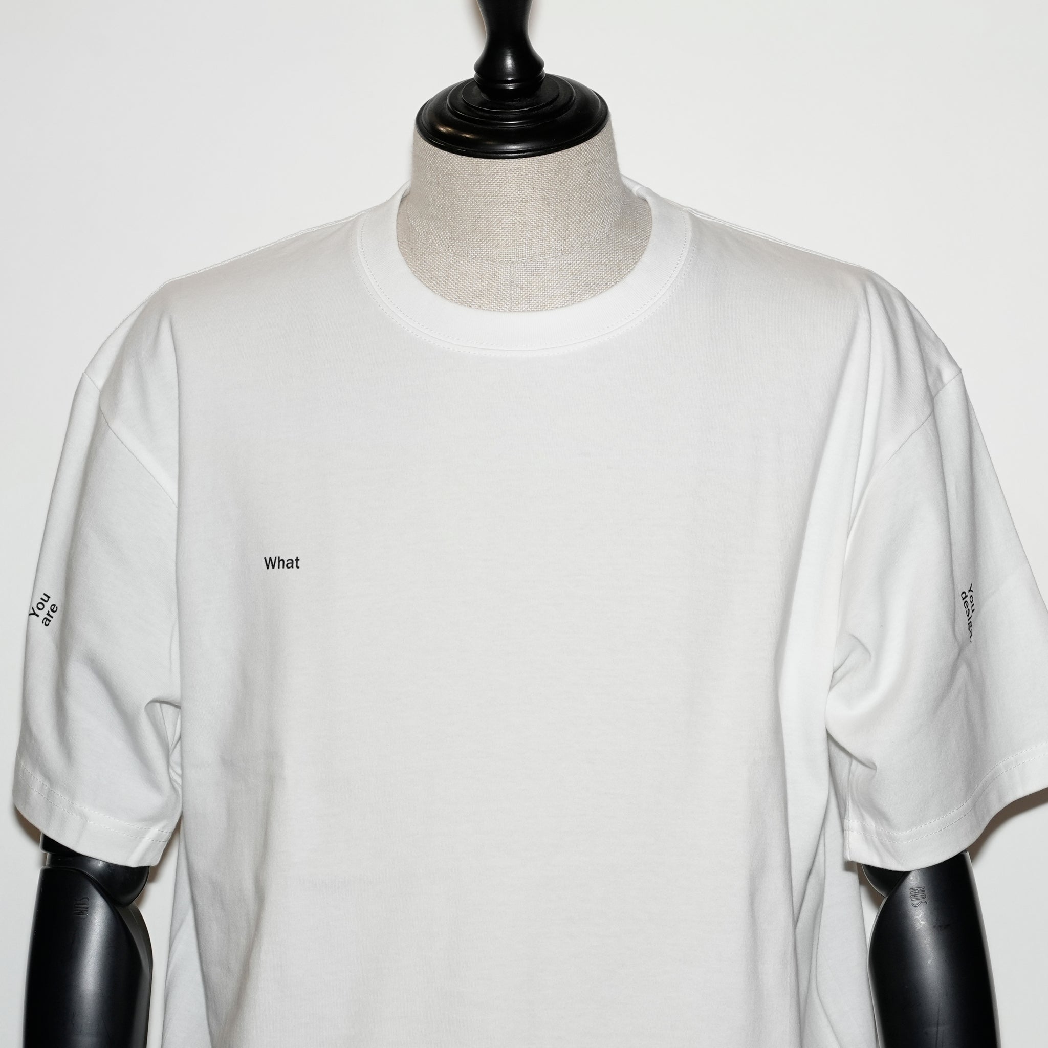 _178_White | Tee S/S_4 | Color:White【UNTRACE_アントレース】
