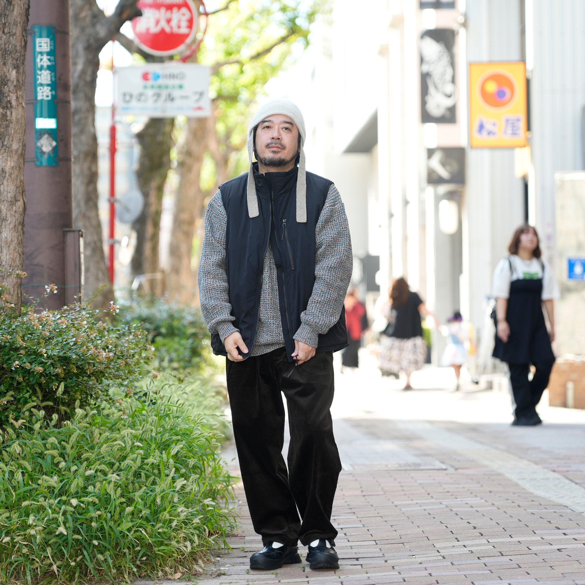 level7 PCU vest | Color_Black | No_ms25f015_black【MADE IN STANDARD_メイドインスタンダード】