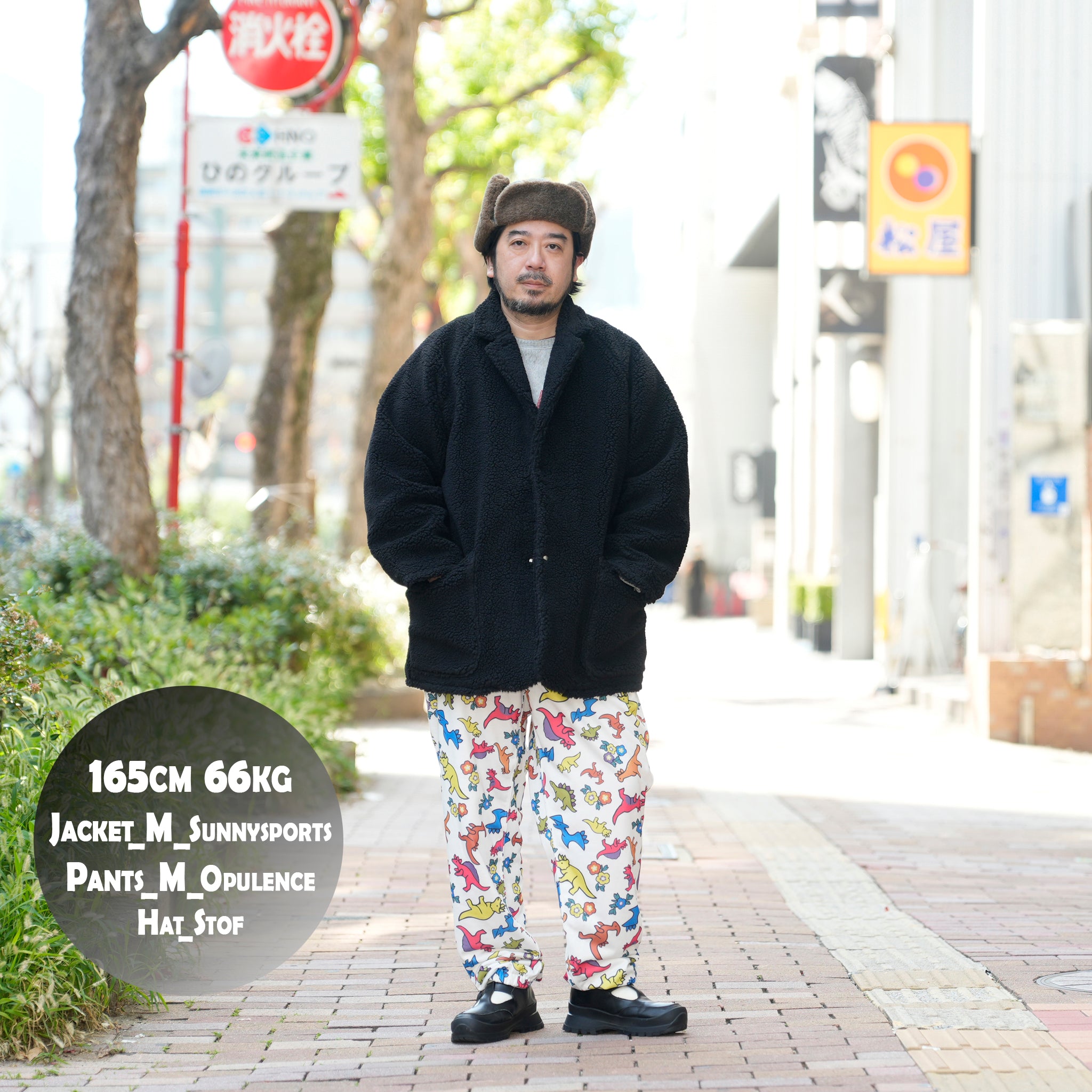 notch collar 2B raglan jacket | Color_Black Boa Fleece | No_sn25f006_black boa fleece【SUNNY SPORTS_サニースポーツ】