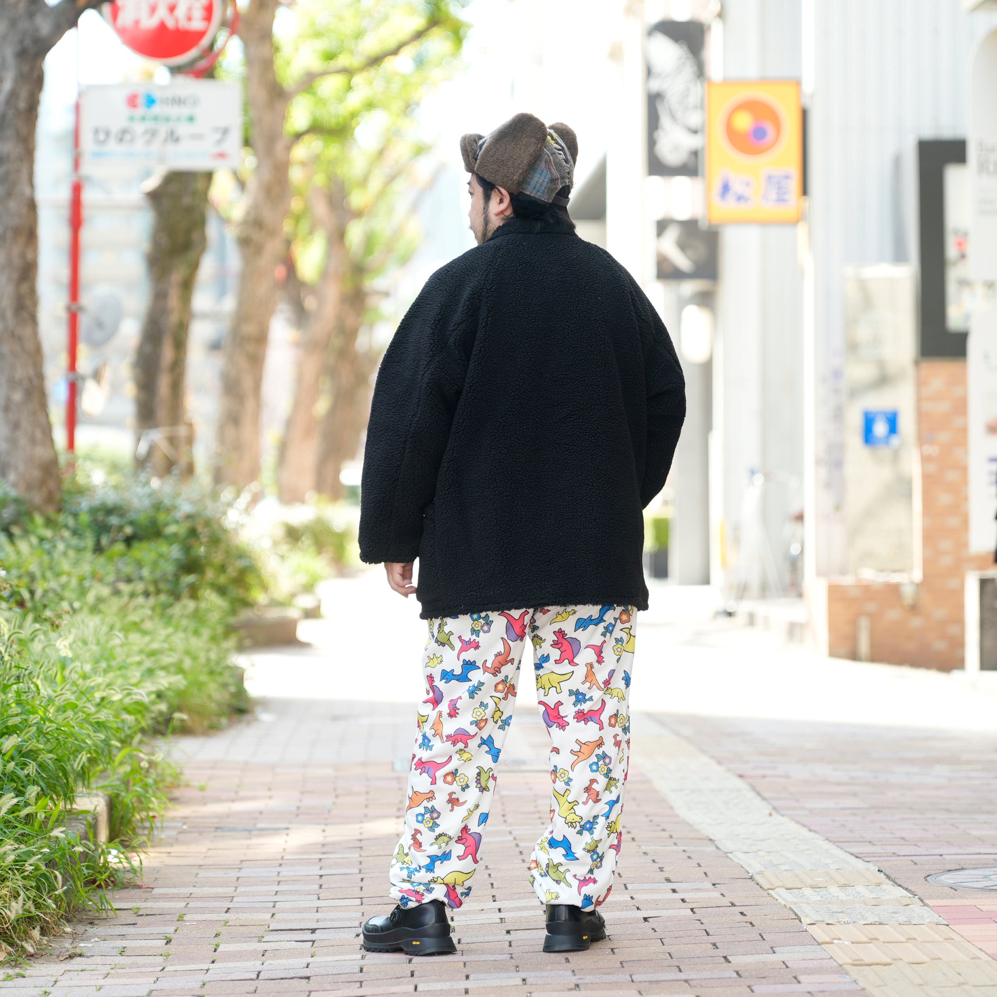 notch collar 2B raglan jacket | Color_Black Boa Fleece | No_sn25f006_black boa fleece【SUNNY SPORTS_サニースポーツ】