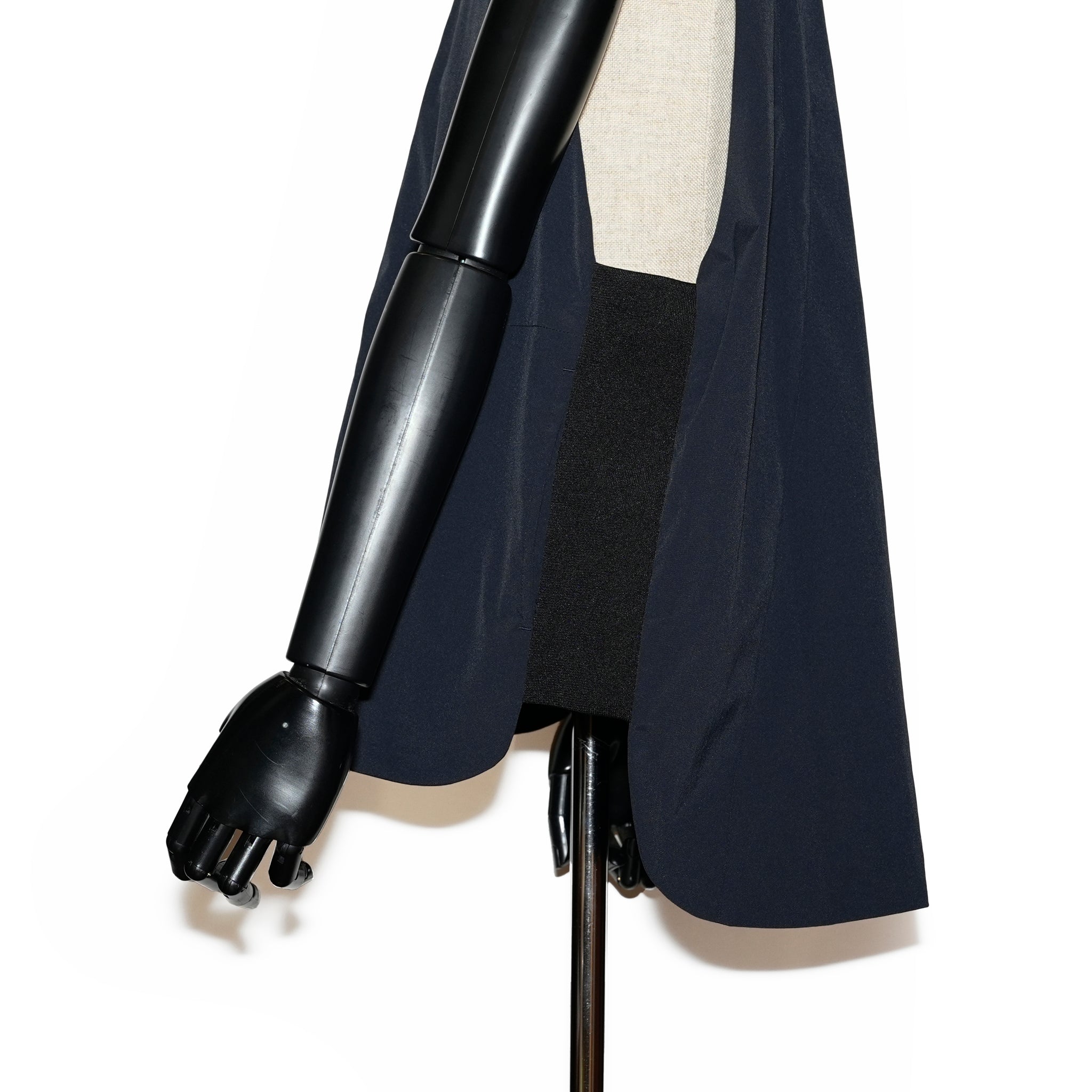 _158_Dark Navy | ジッパーベスト | Color:Dark Navy【UNTRACE_アントレース】