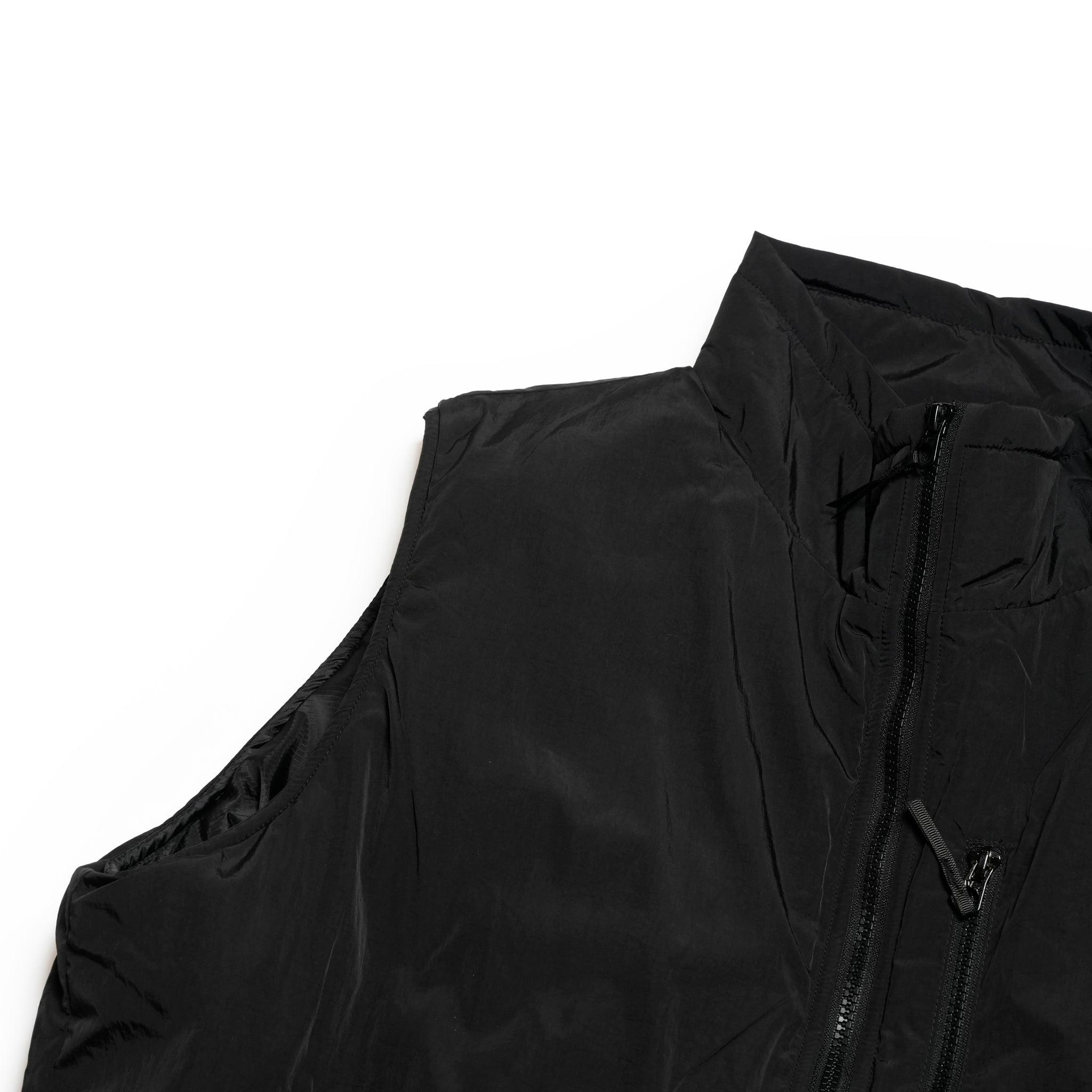 level7 PCU vest | Color_Black | No_ms25f015_black【MADE IN STANDARD_メイドインスタンダード】