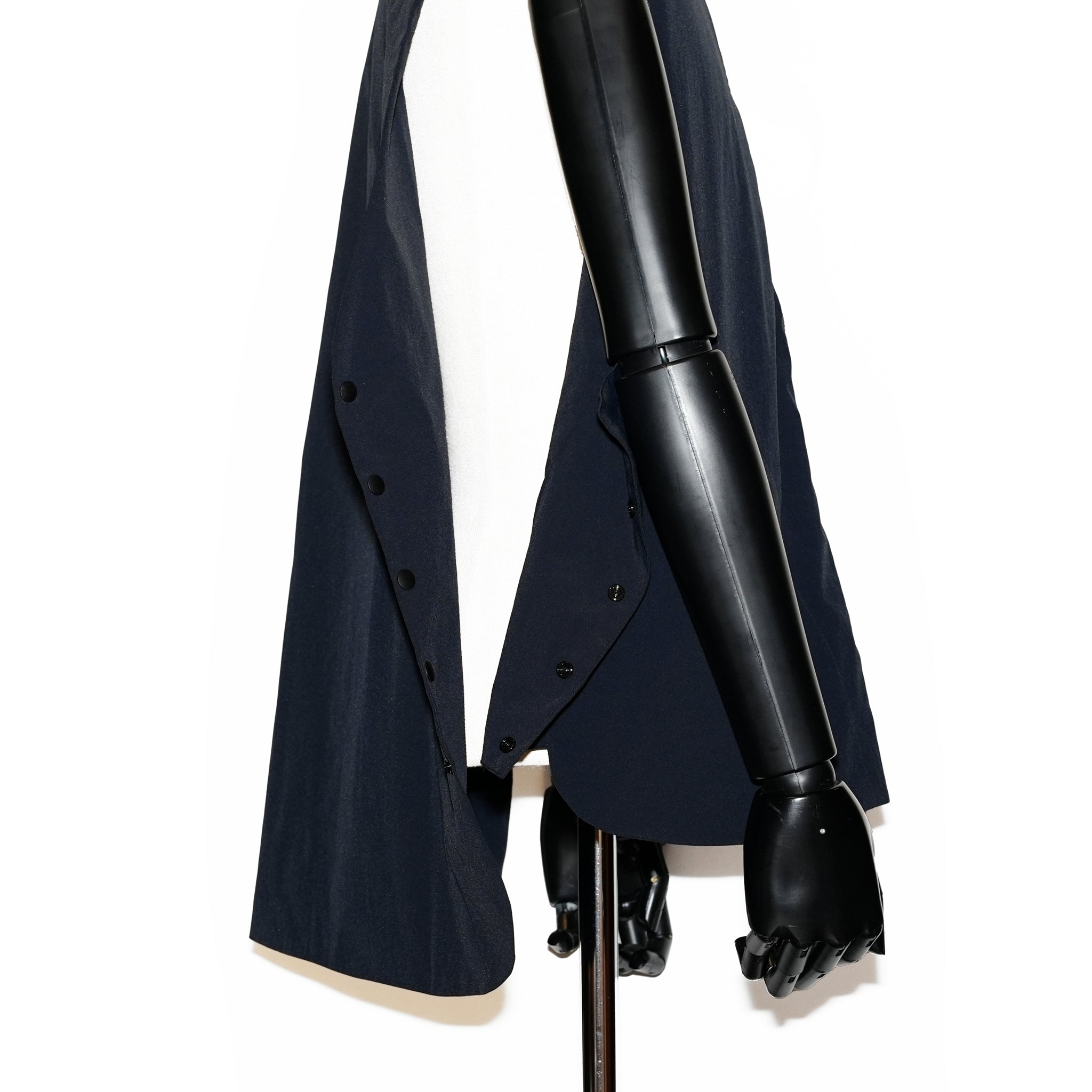 _158_Dark Navy | ジッパーベスト | Color:Dark Navy【UNTRACE_アントレース】
