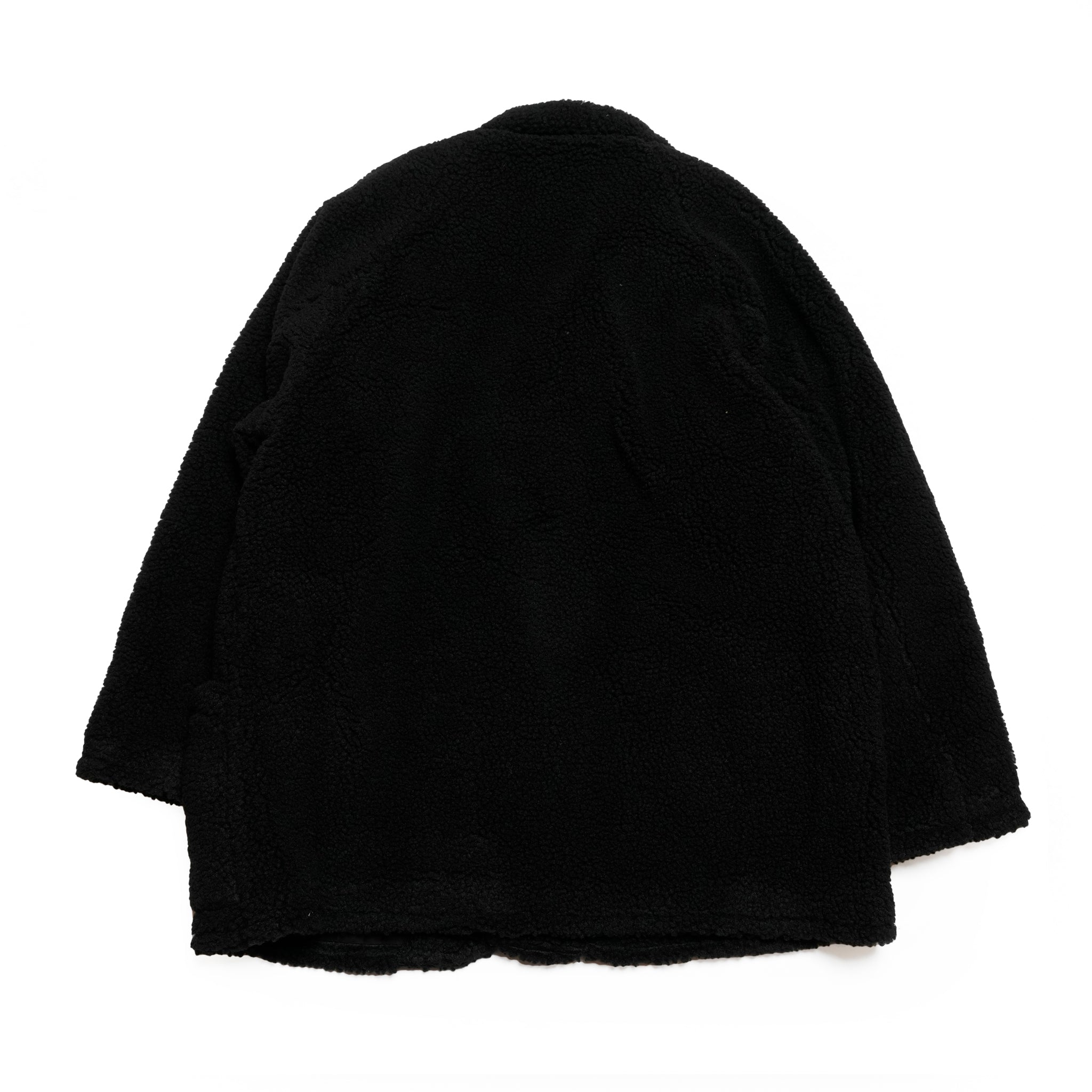 notch collar 2B raglan jacket | Color_Black Boa Fleece | No_sn25f006_black boa fleece【SUNNY SPORTS_サニースポーツ】
