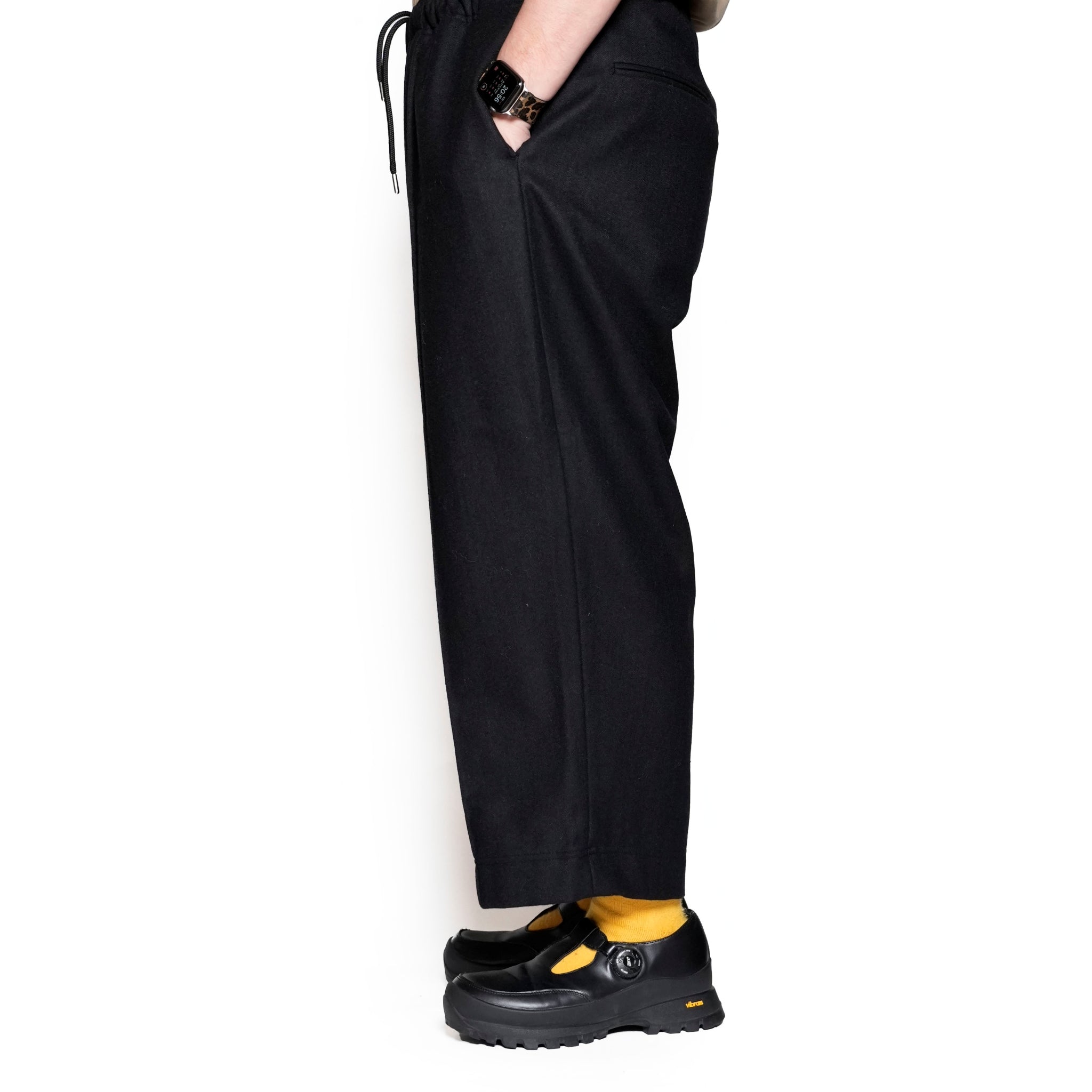 CT24F-PT02_BLACK | izk_wide Trousers | Color:Black【CEASTERS_ケステル】