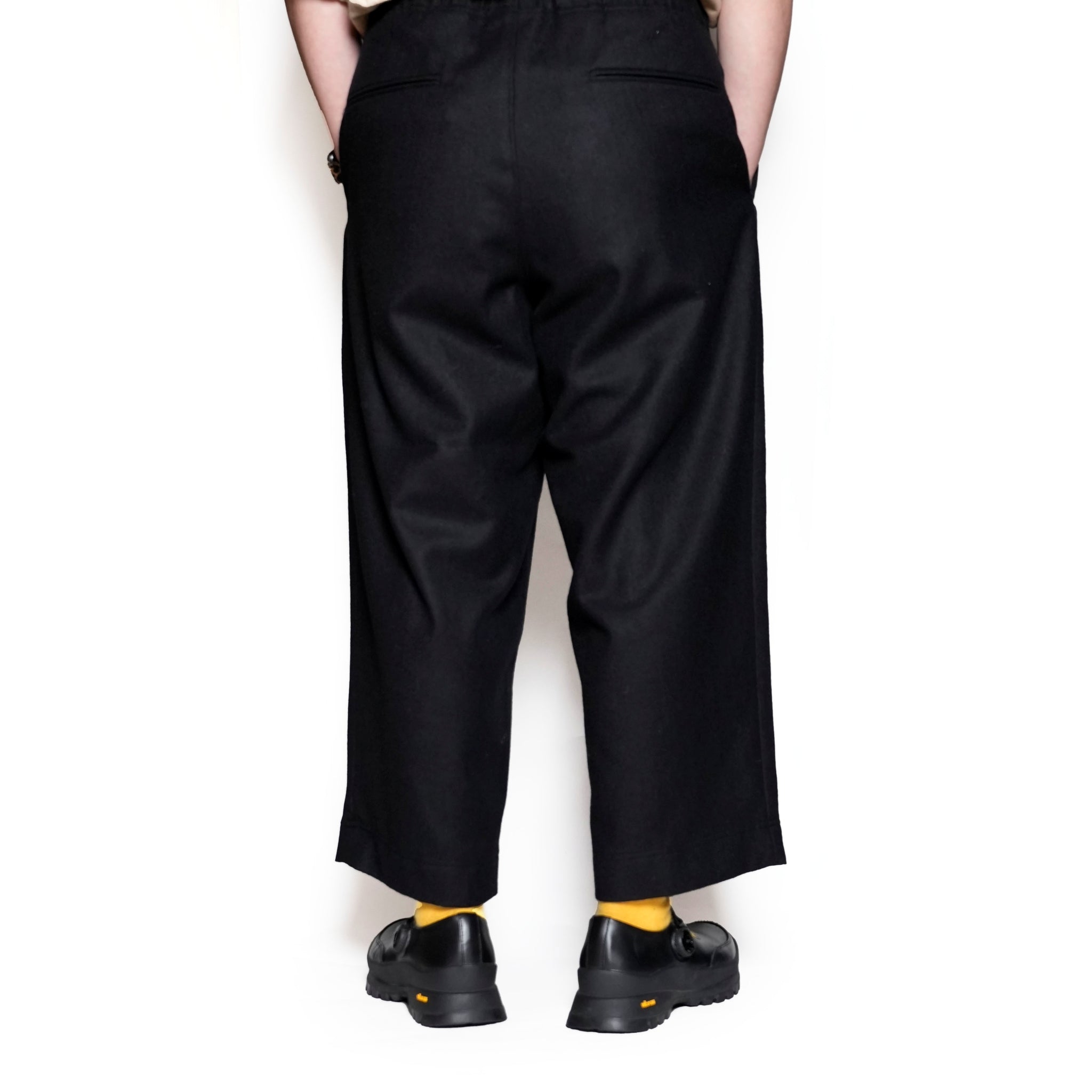 CT24F-PT02_BLACK | izk_wide Trousers | Color:Black【CEASTERS_ケステル】