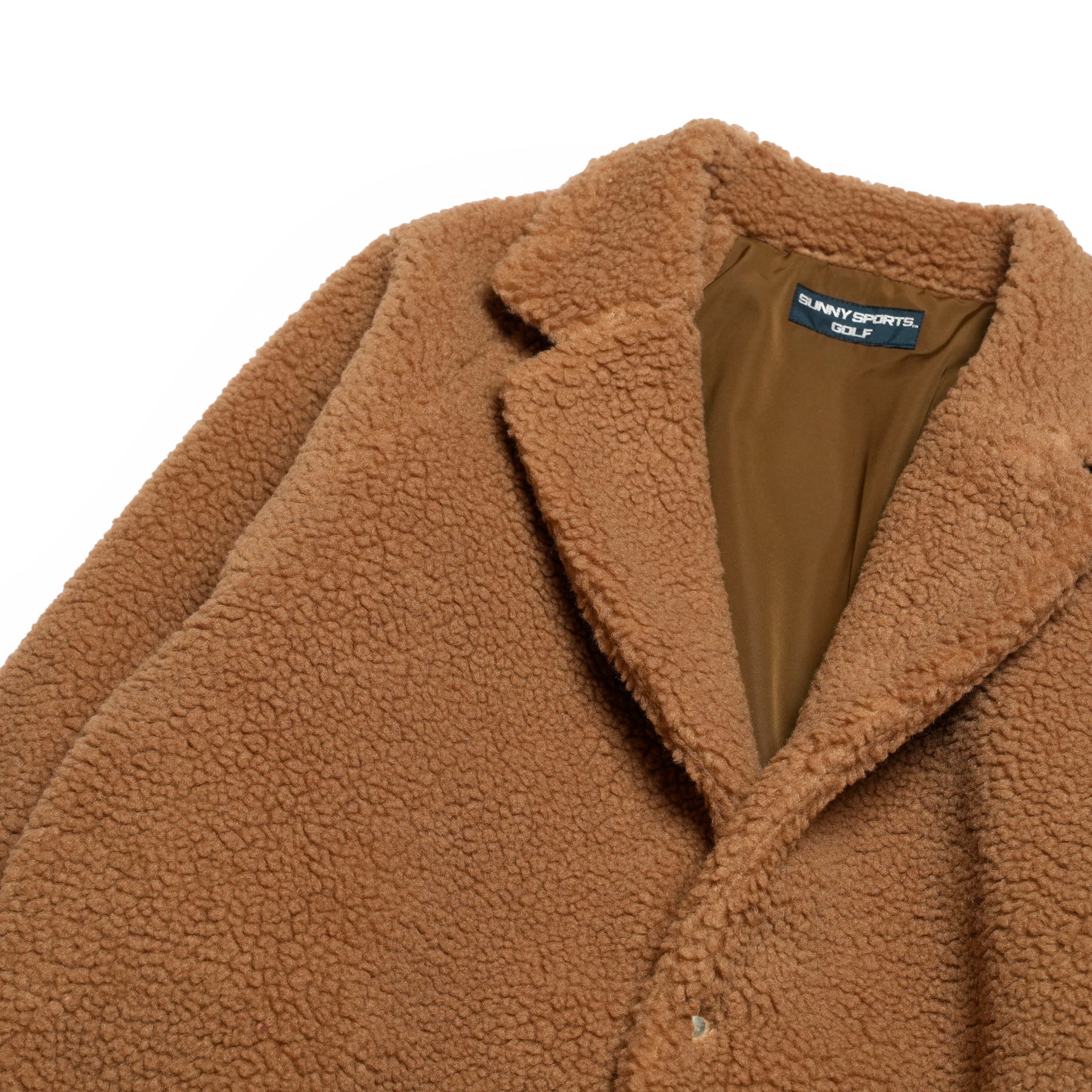 notch collar 2B raglan jacket | Color_Black Boa Fleece | No_sn25f006_black boa fleece【SUNNY SPORTS_サニースポーツ】