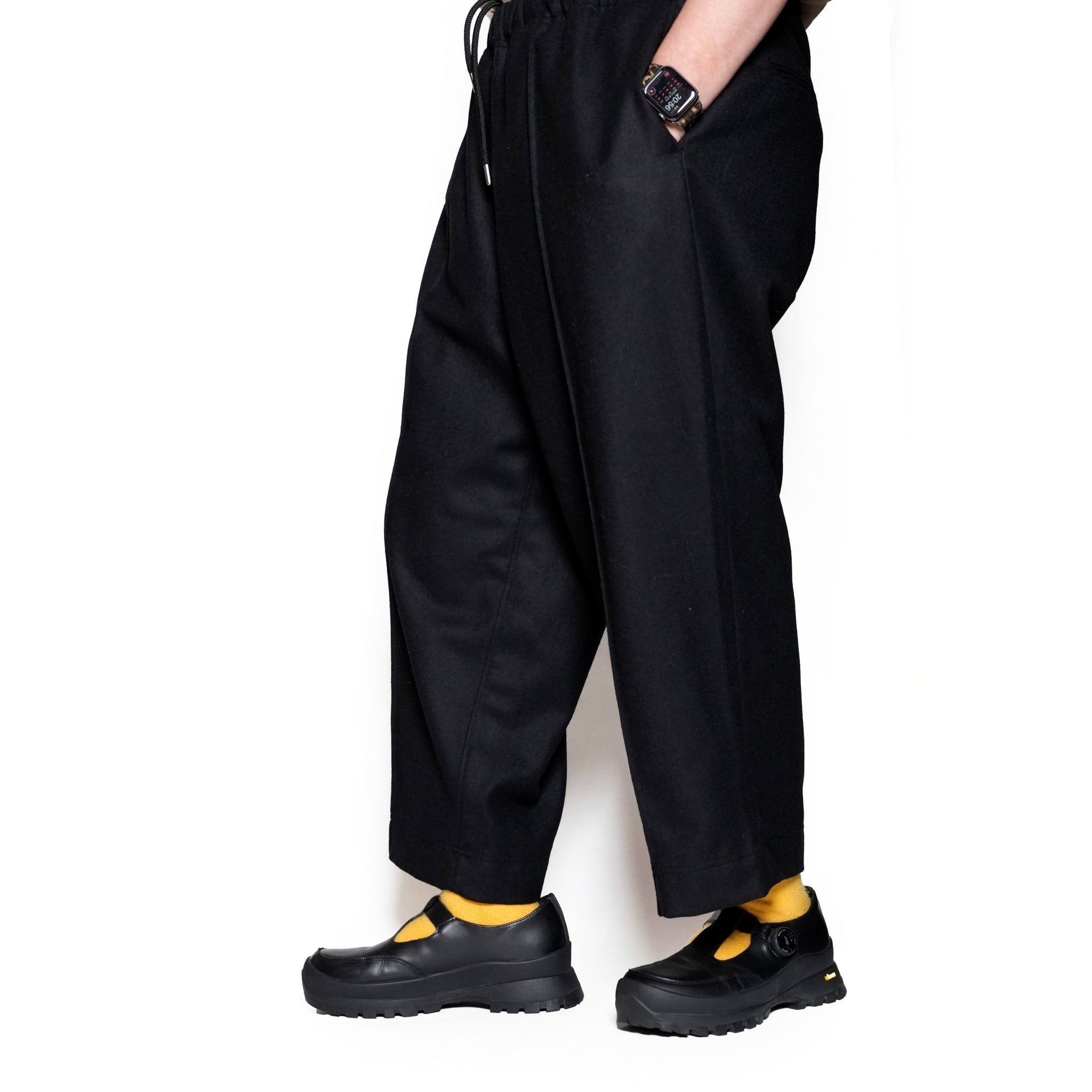 CT24F-PT02_BLACK | izk_wide Trousers | Color:Black【CEASTERS_ケステル】
