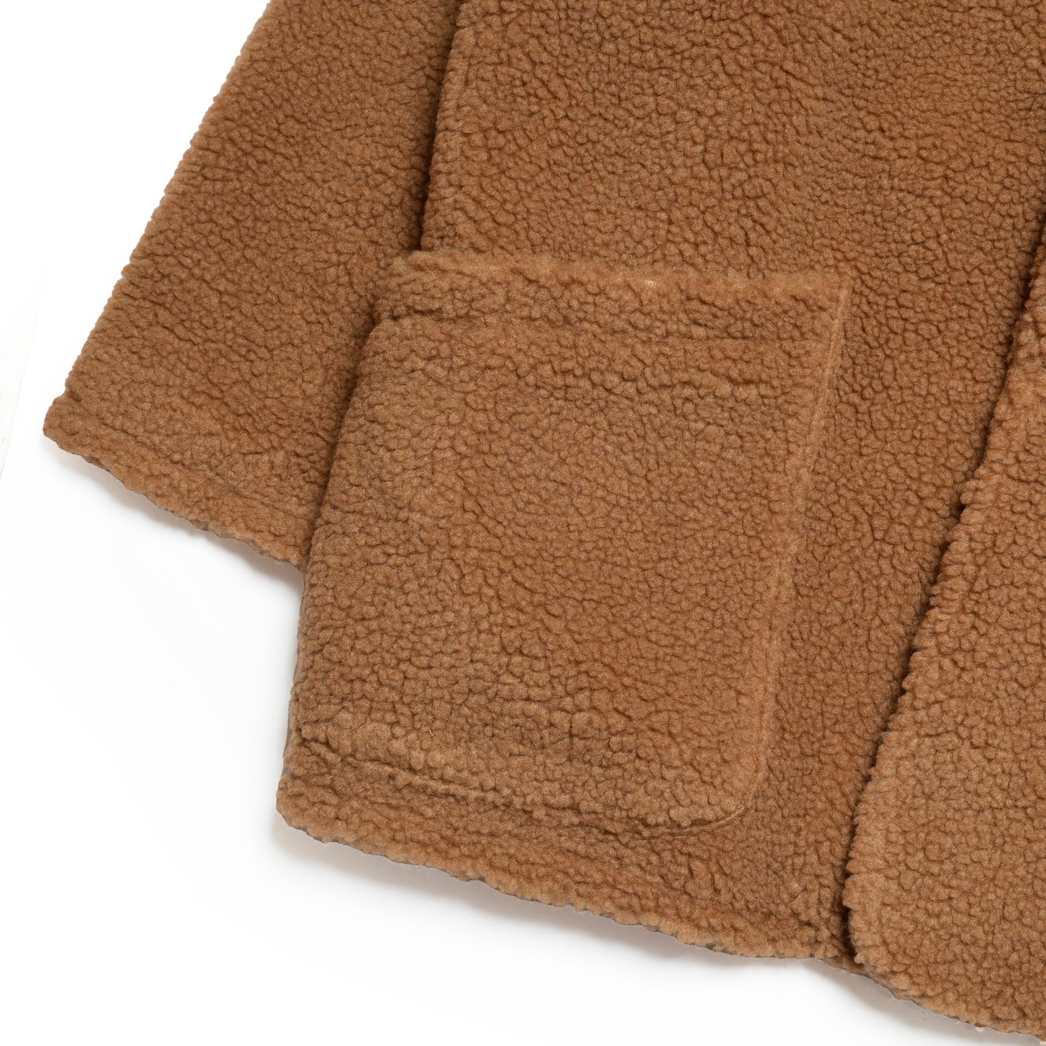 notch collar 2B raglan jacket | Color_Black Boa Fleece | No_sn25f006_black boa fleece【SUNNY SPORTS_サニースポーツ】