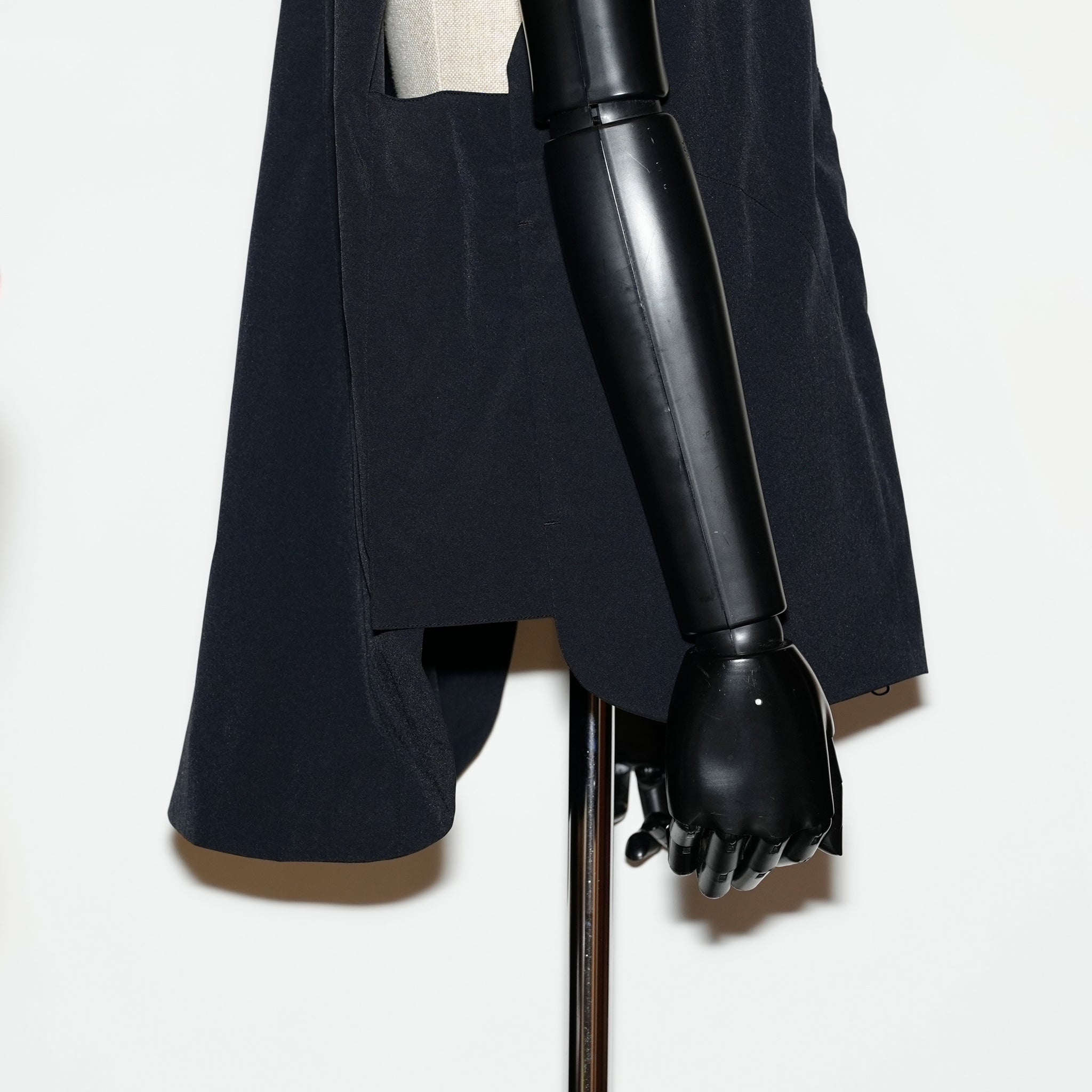 _158_Black | ジッパーベスト | Color:Black【UNTRACE_アントレース】【archive】