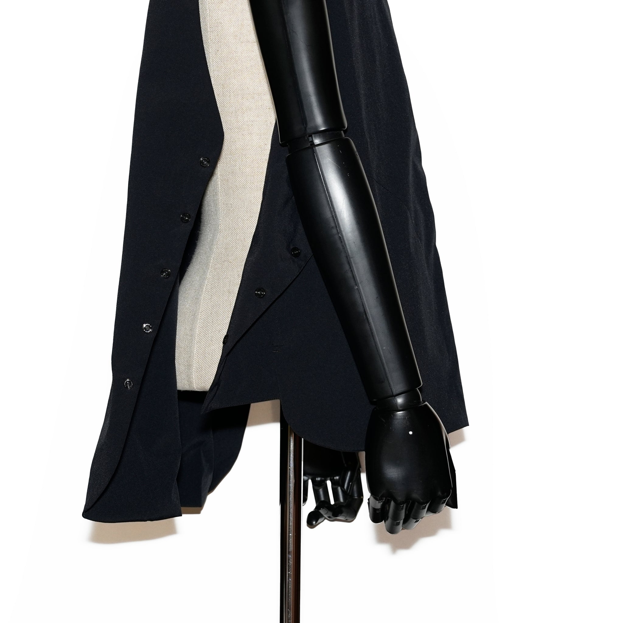 _158_Black | ジッパーベスト | Color:Black【UNTRACE_アントレース】【archive】