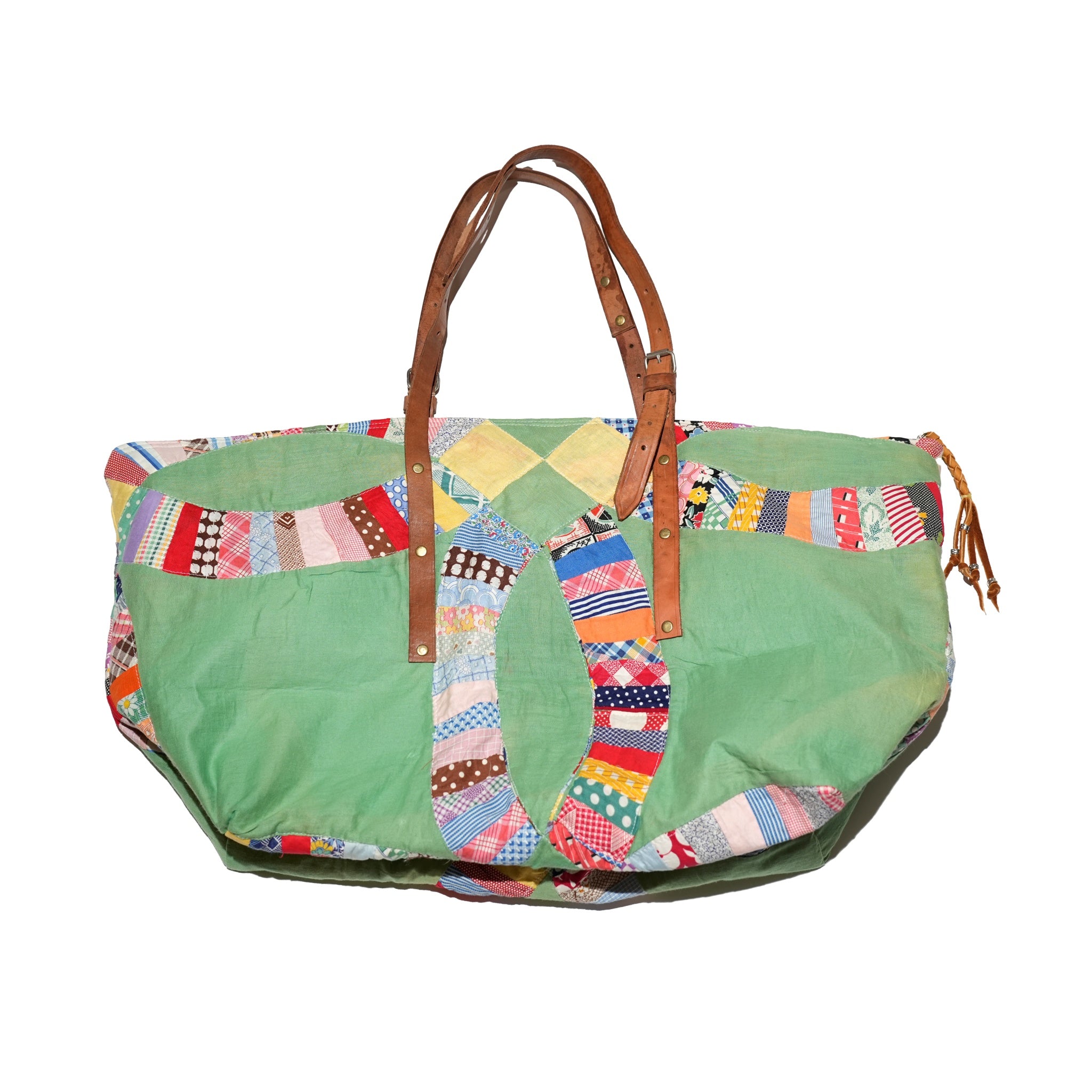 QUILT LARGE FASTENER TOTE – Multi【EARLY MORNING】 | NASNGWAM