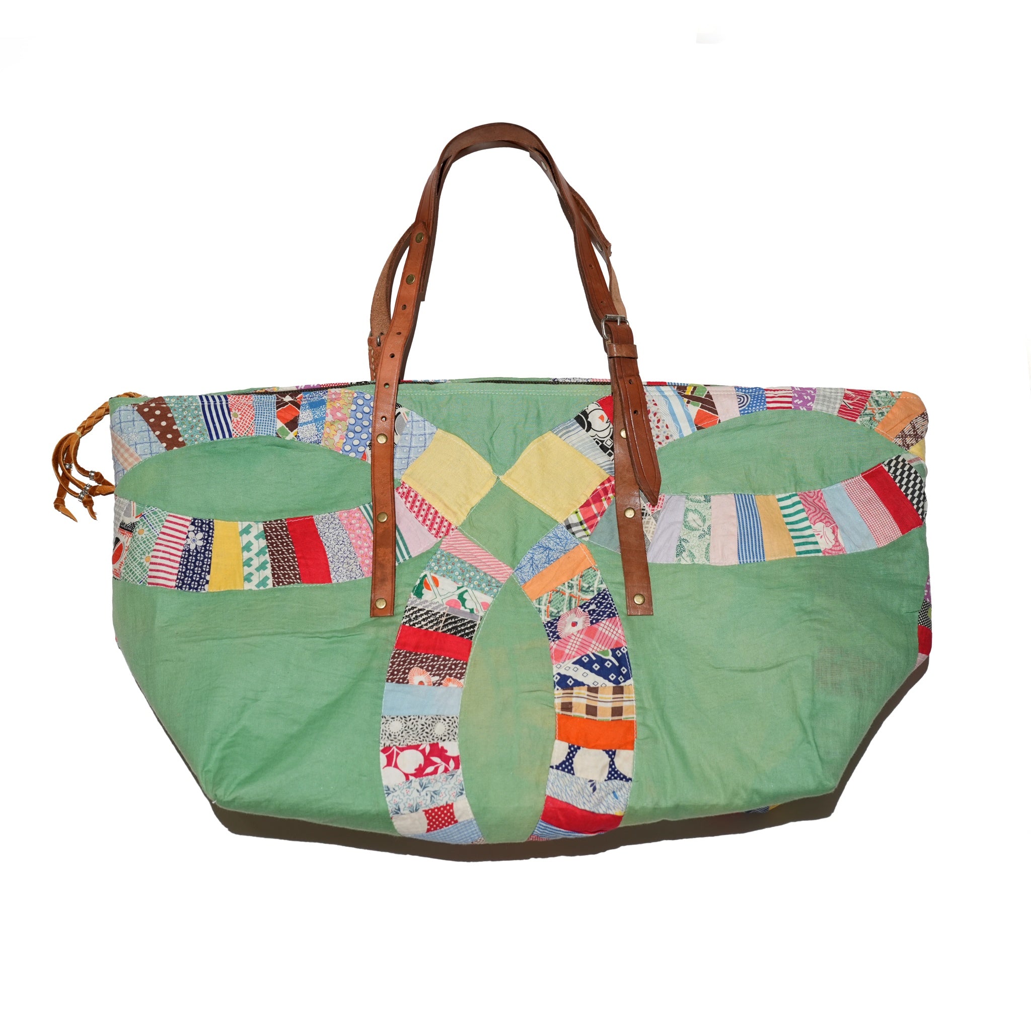 QUILT LARGE FASTENER TOTE – Multi【EARLY MORNING】 | NASNGWAM
