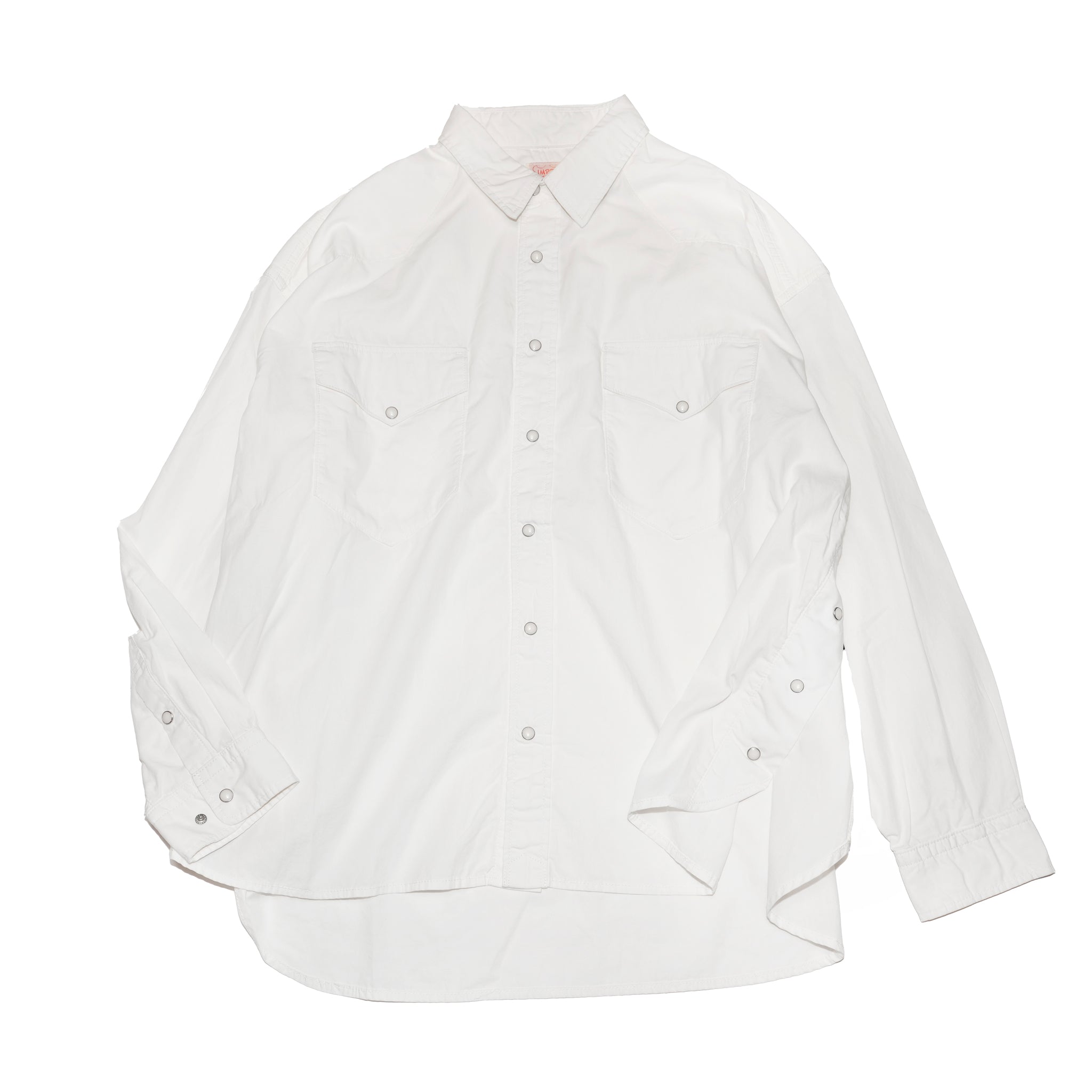 CBC-ImSt-71_White(Poplin) | 6.5oz Basket Western Shirts "Dwayne" | Color:White(Poplin)【IMPRESTORE_インプレストア】