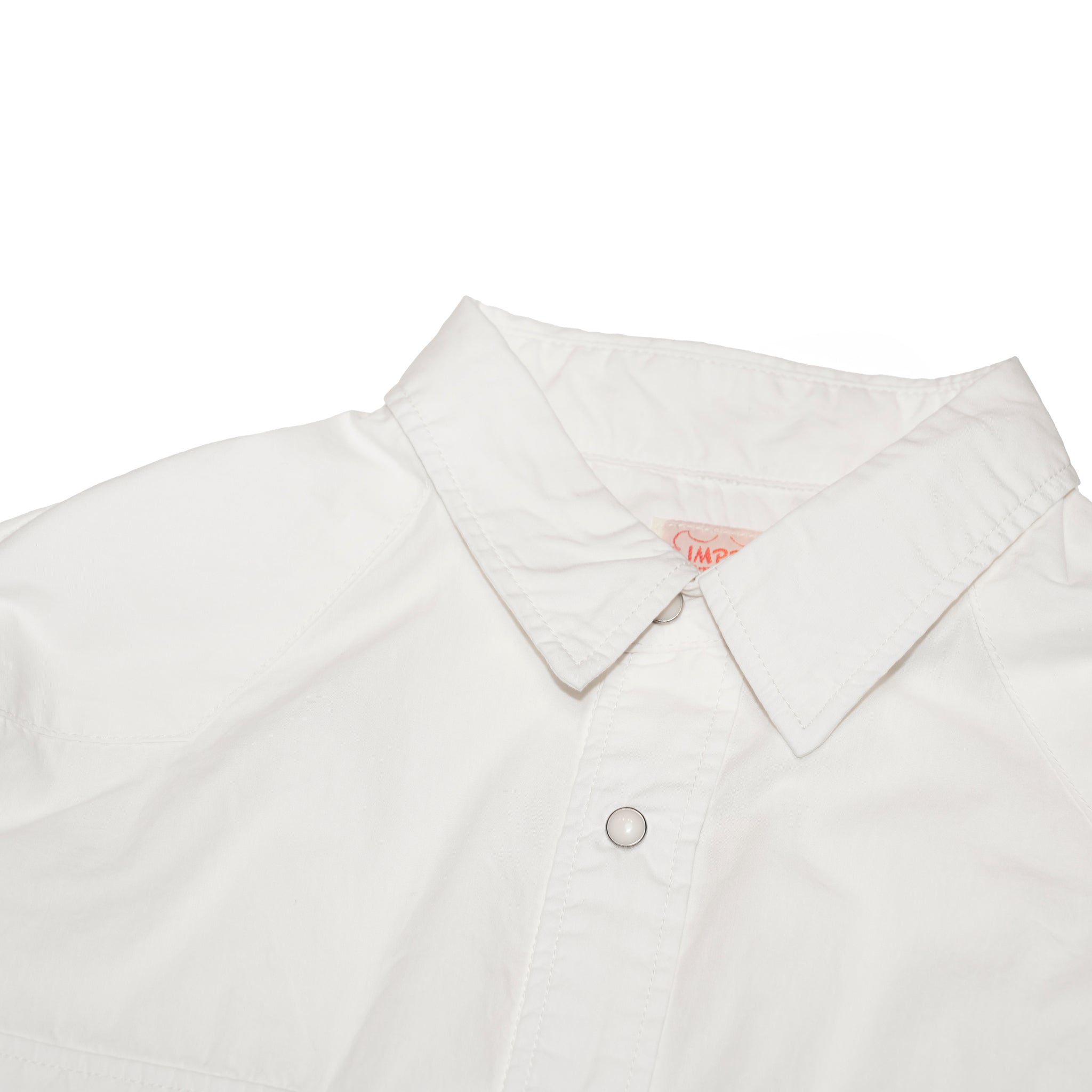 CBC-ImSt-71_White(Poplin) | 6.5oz Basket Western Shirts "Dwayne" | Color:White(Poplin)【IMPRESTORE_インプレストア】