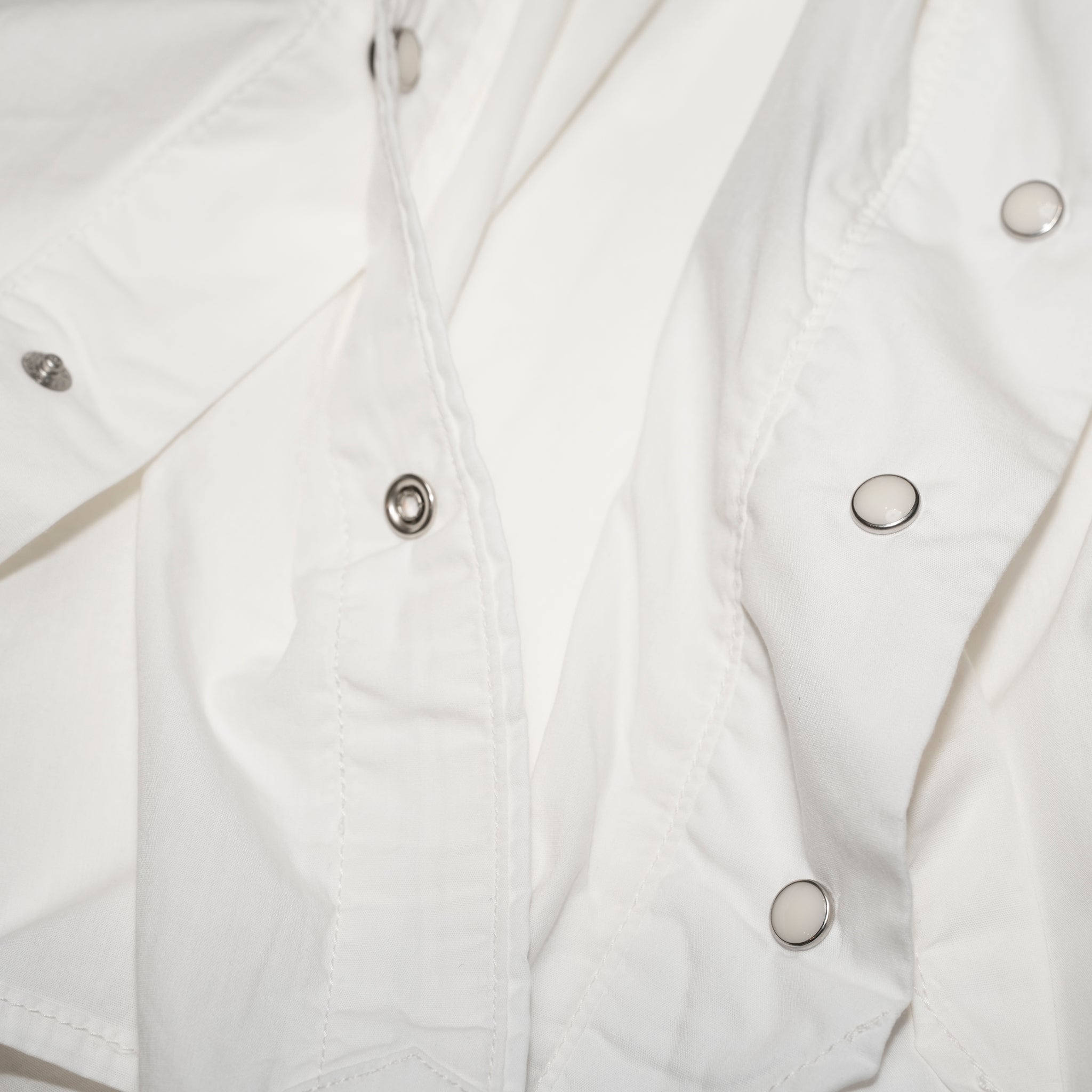 CBC-ImSt-71_White(Poplin) | 6.5oz Basket Western Shirts "Dwayne" | Color:White(Poplin)【IMPRESTORE_インプレストア】【archive】