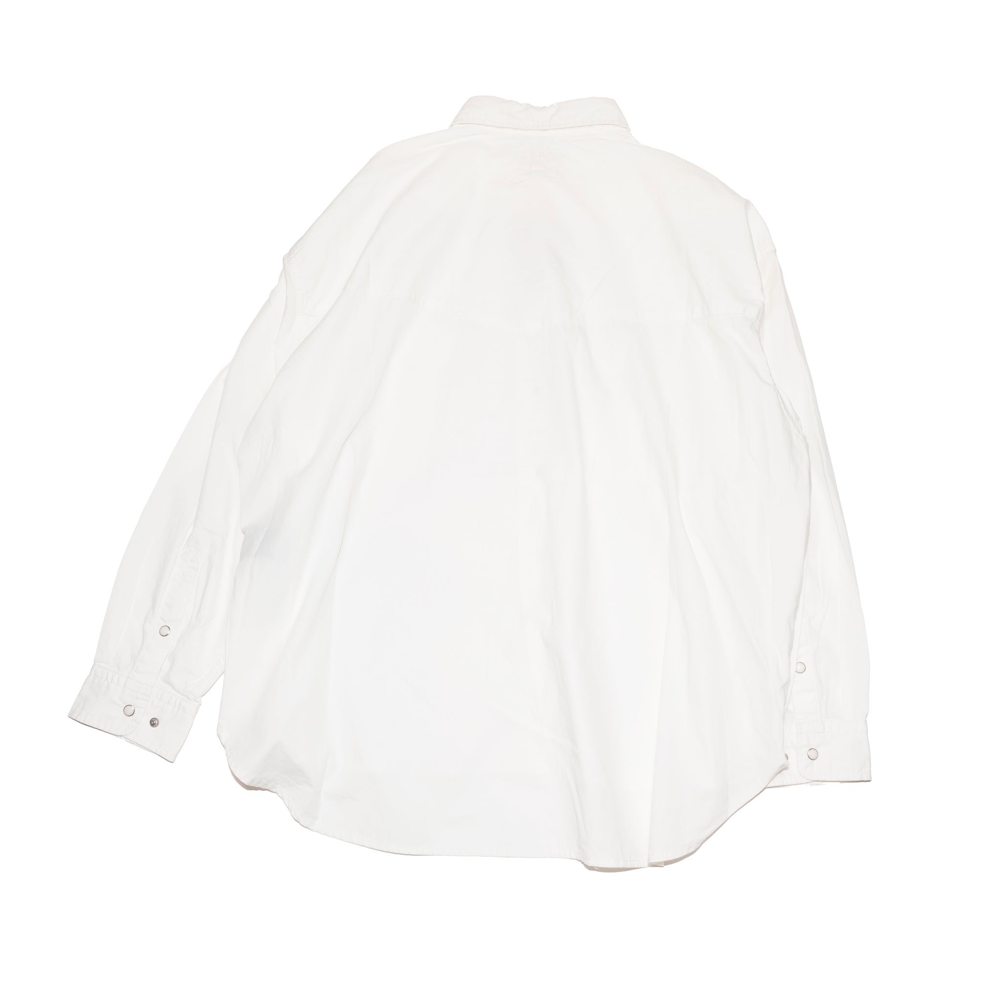 CBC-ImSt-71_White(Poplin) | 6.5oz Basket Western Shirts "Dwayne" | Color:White(Poplin)【IMPRESTORE_インプレストア】